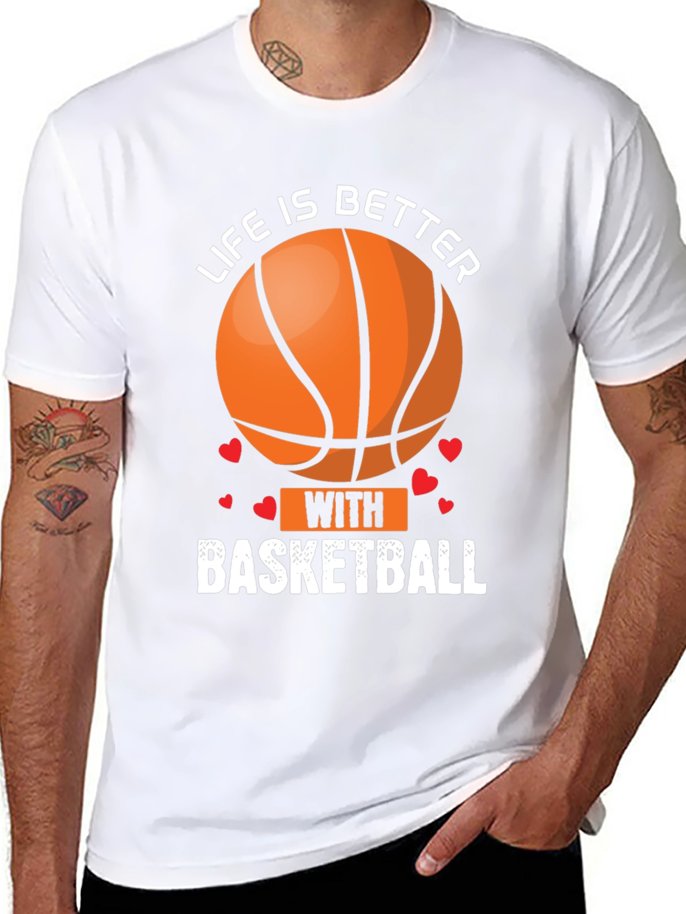 Life Is Better With Basketball Graphic T-Shirt