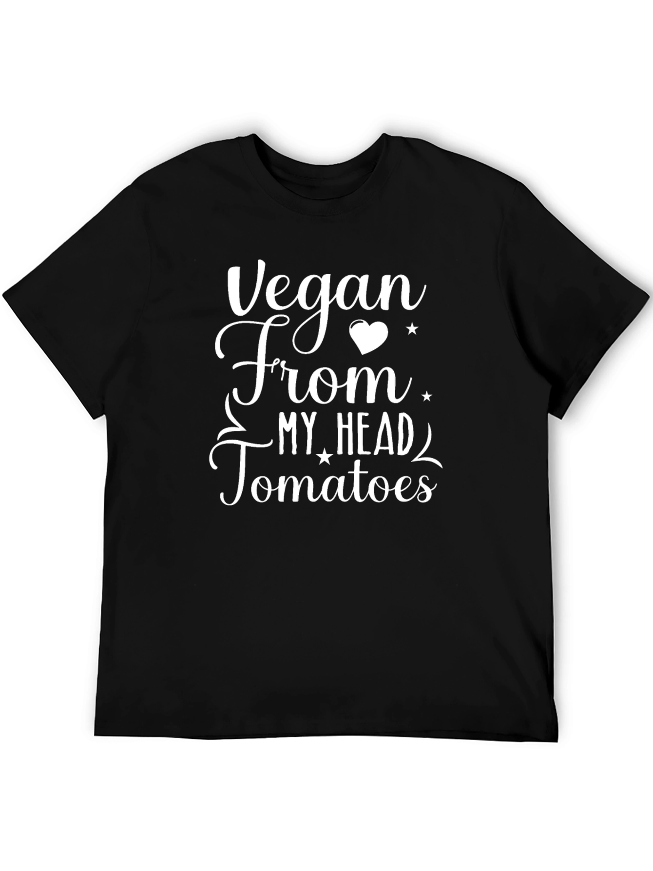 Vegan From My Head Tomatoes Graphic Tee