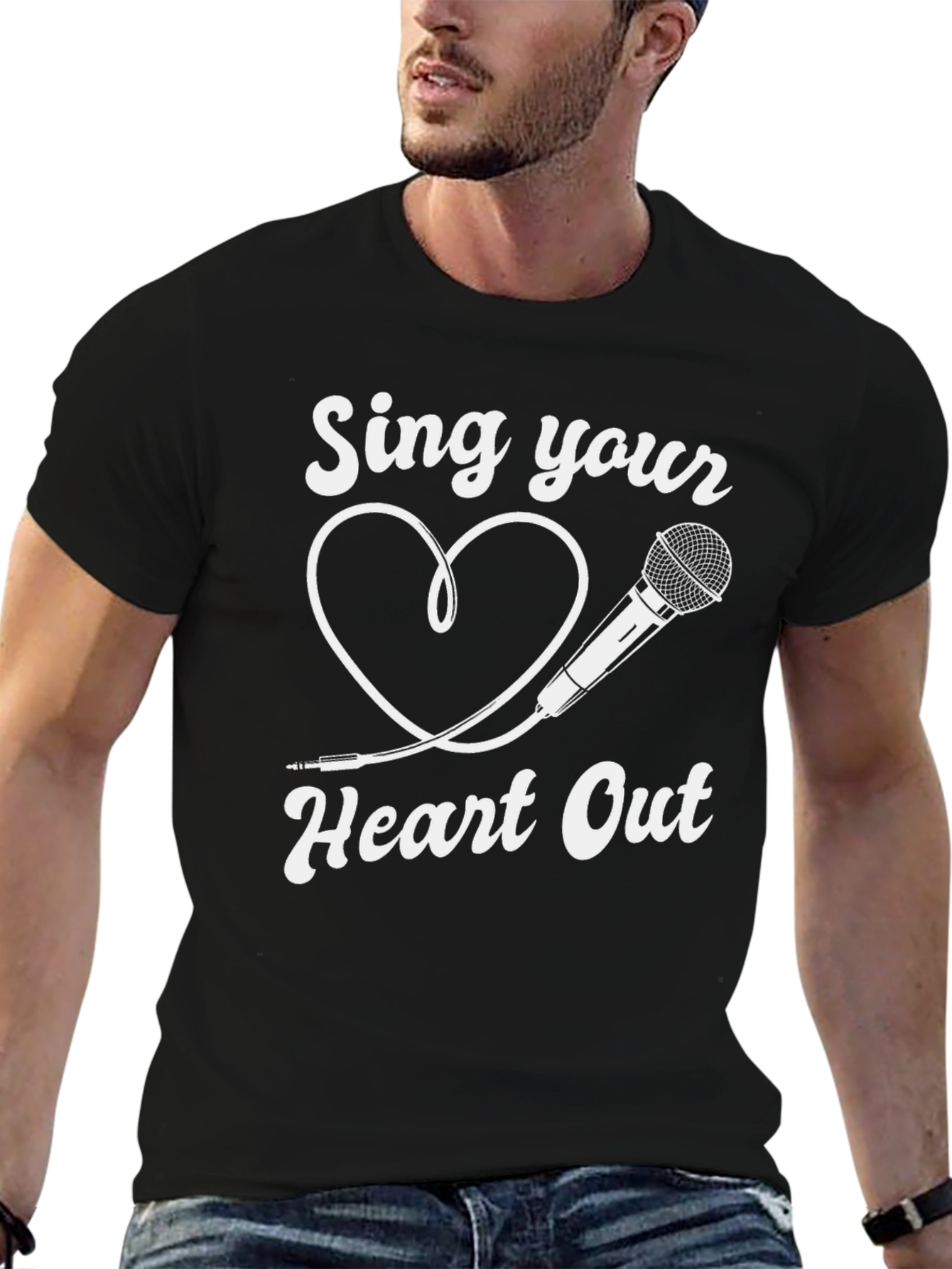 Sing Your Heart Out Graphic T-Shirt