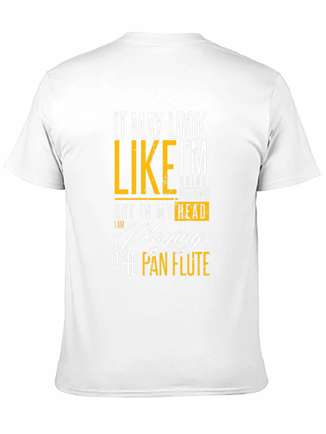 Pan Flute Player T-Shirt: Minds Playing Souls Soaring