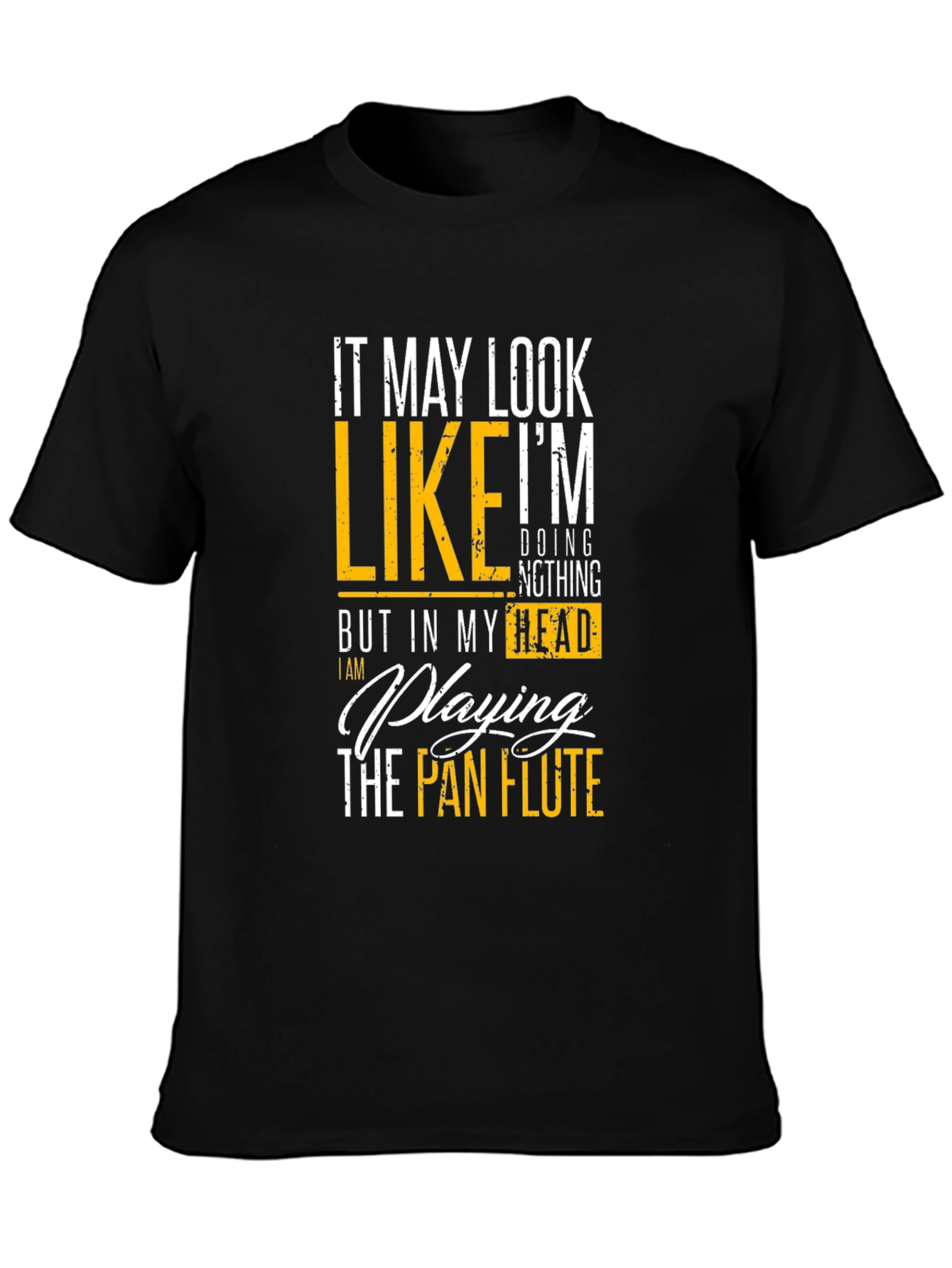 Pan Flute Player T-Shirt: Minds Playing Souls Soaring