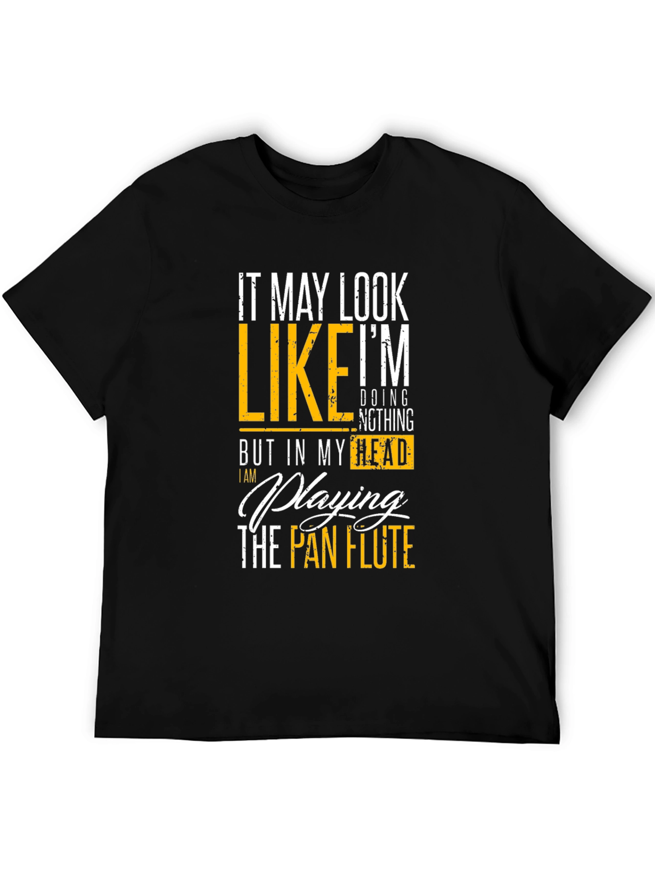 Pan Flute Player T-Shirt: Minds Playing Souls Soaring
