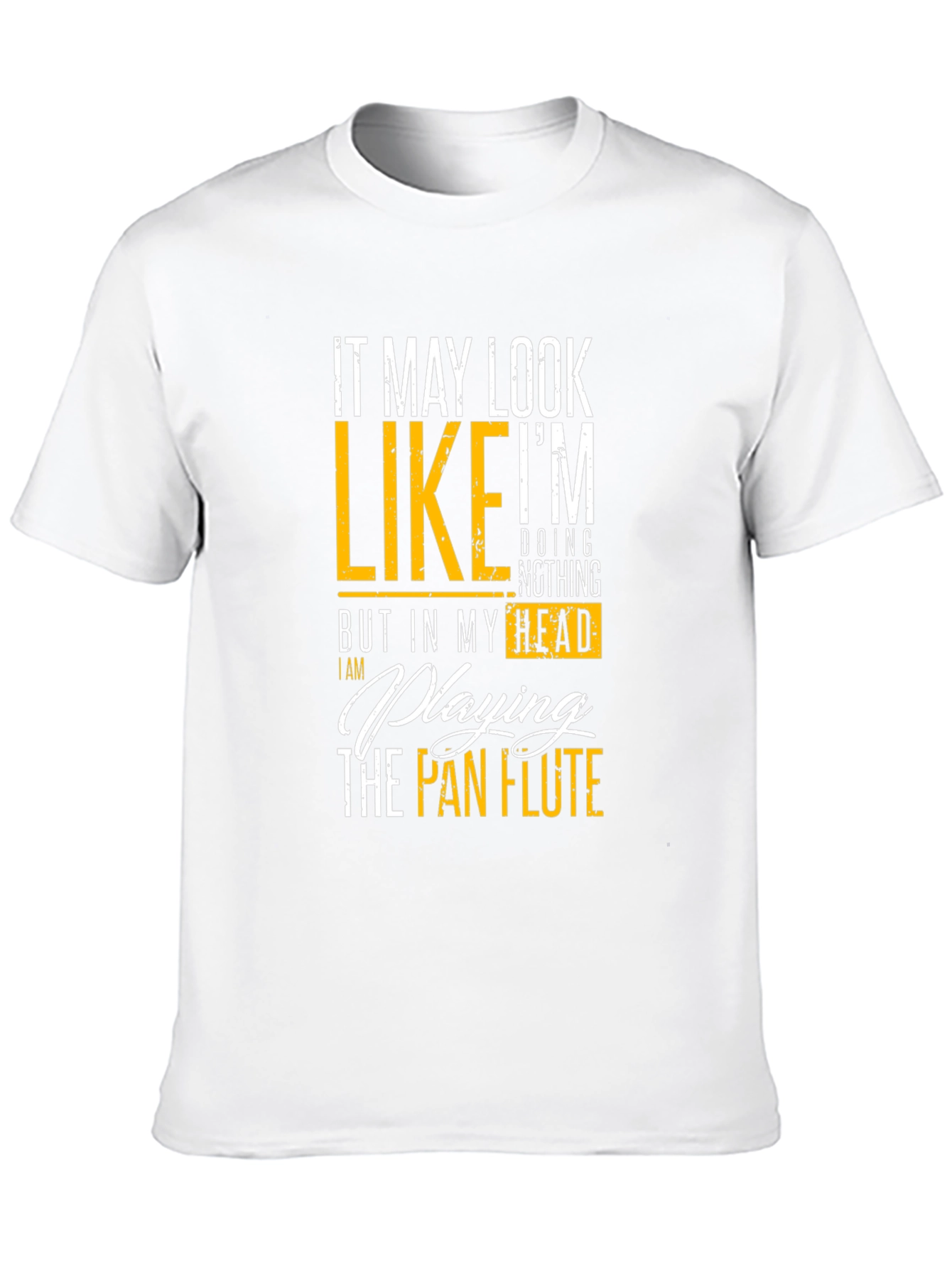 Pan Flute Player T-Shirt: Minds Playing Souls Soaring