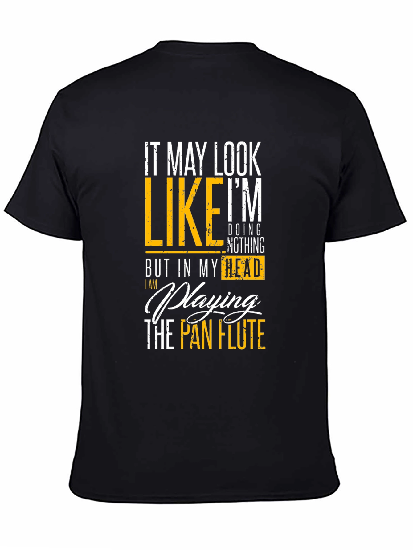 Pan Flute Player T-Shirt: Minds Playing Souls Soaring