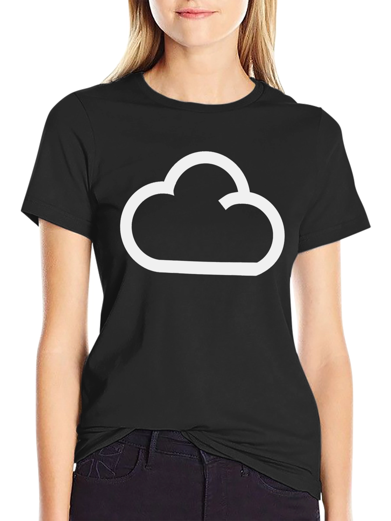 Cloud Graphic T-Shirt - Modern Style