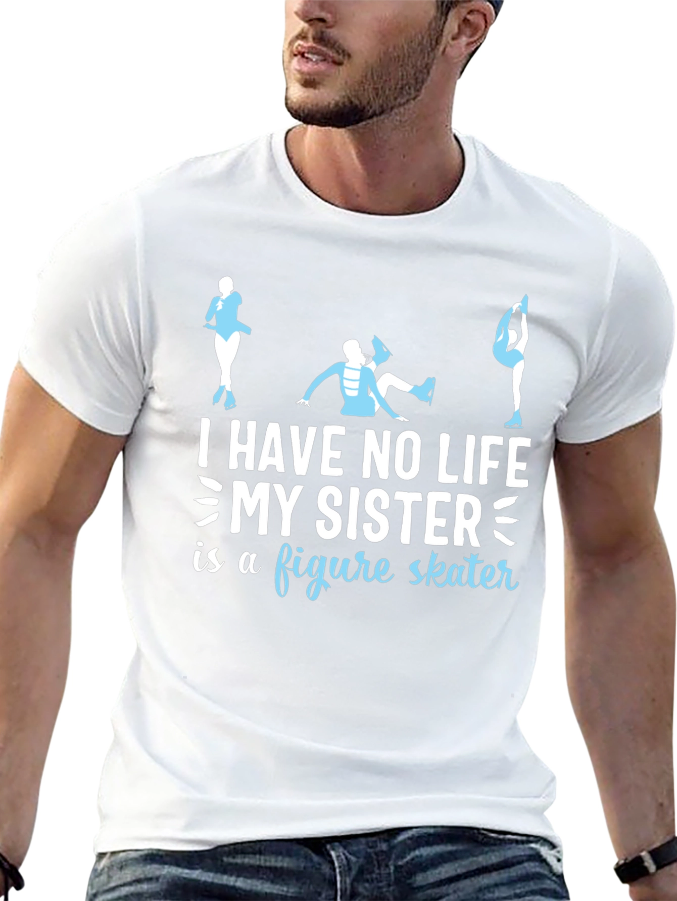 Figure Skater Sister T-Shirt - Novelty Gift