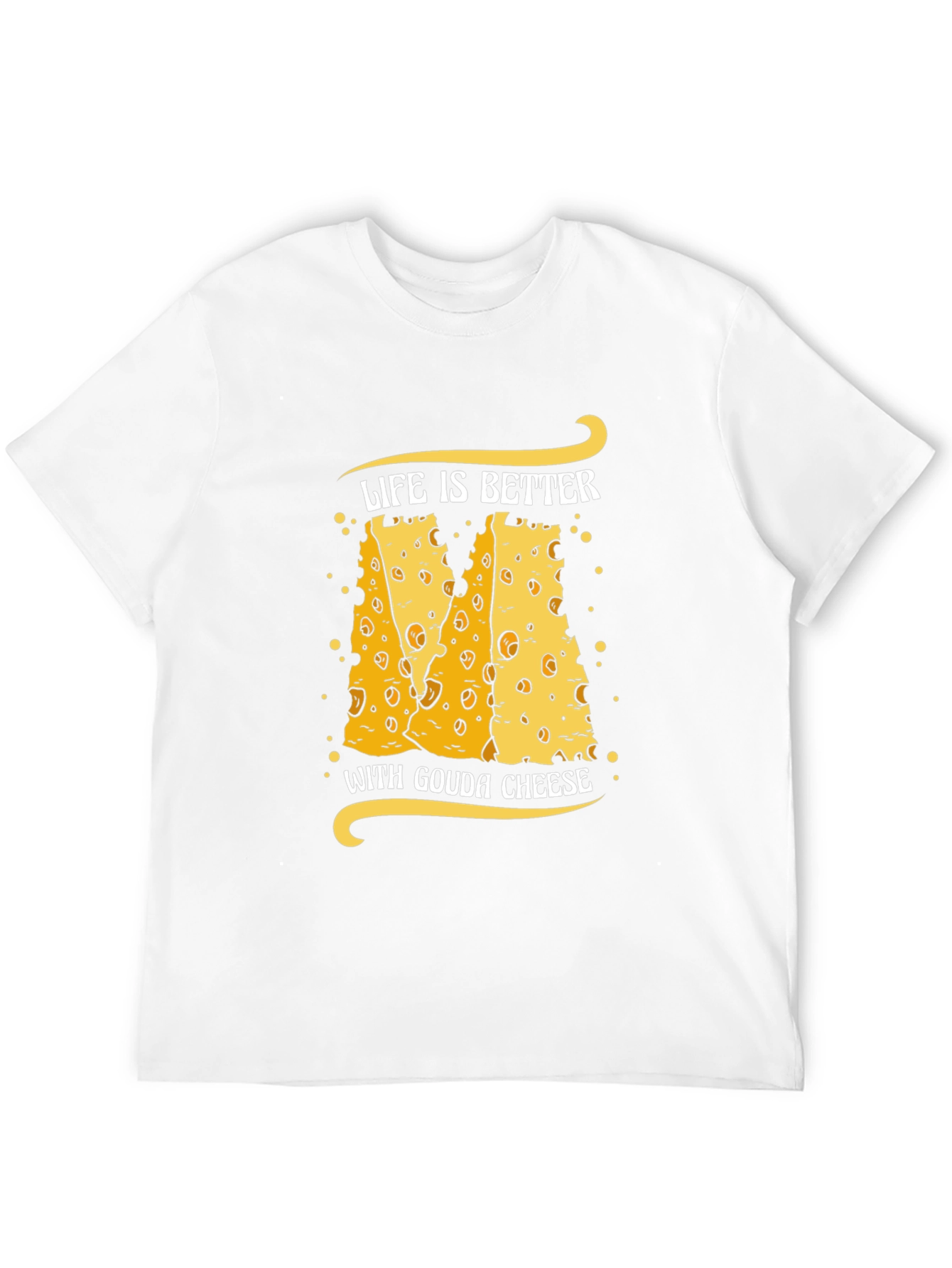 Gouda Cheese Lover T-Shirt Funny Food Tee