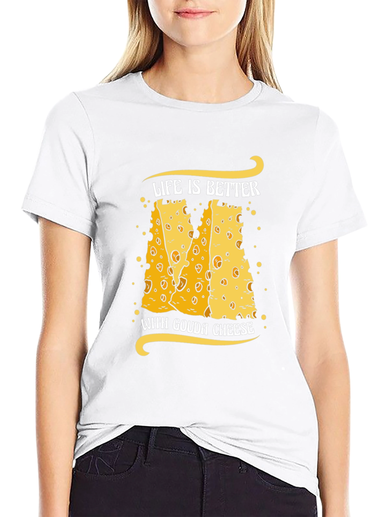 Gouda Cheese Lover T-Shirt Funny Food Tee