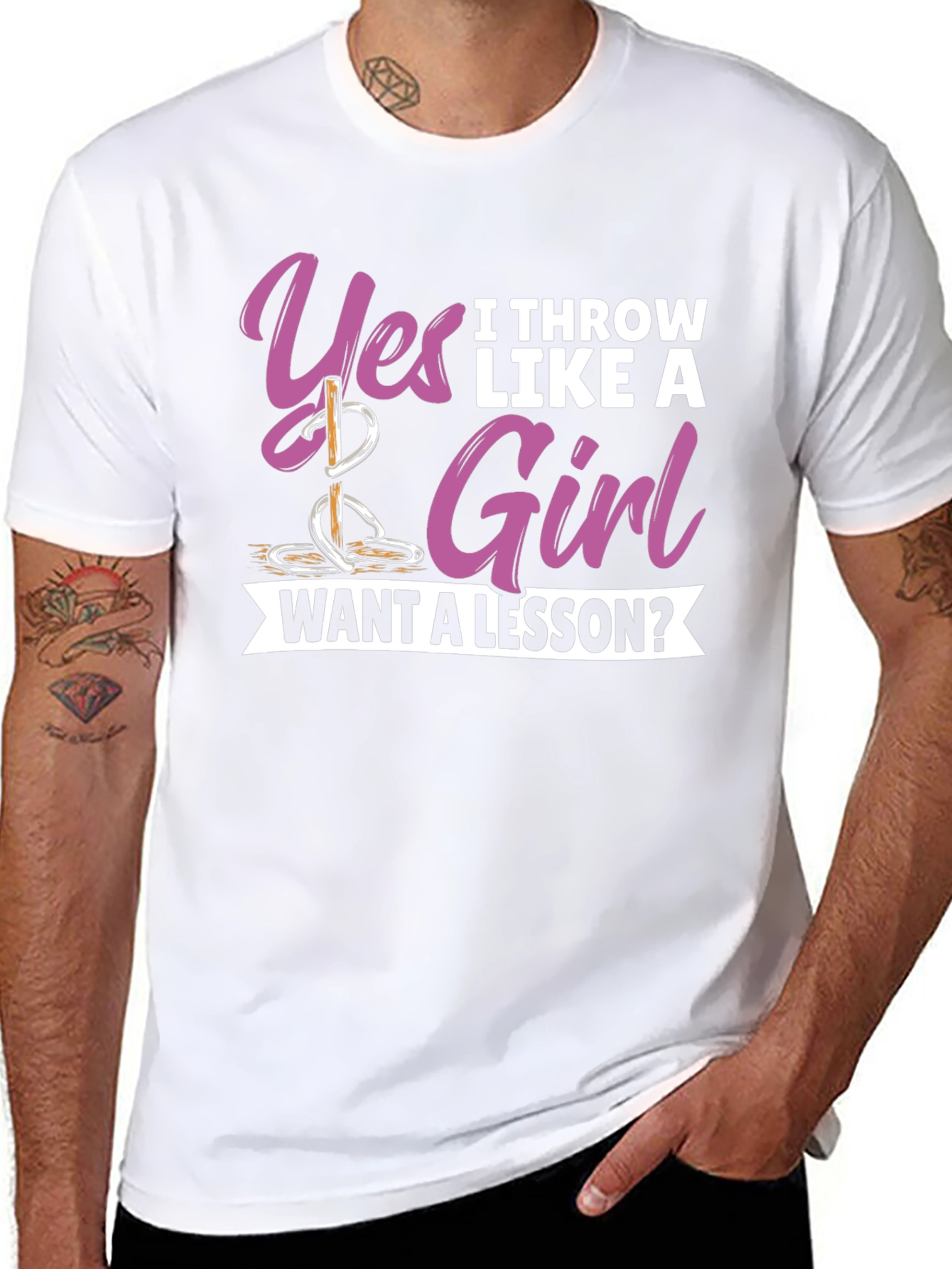 Yes I Throw Like A Girl T-Shirt