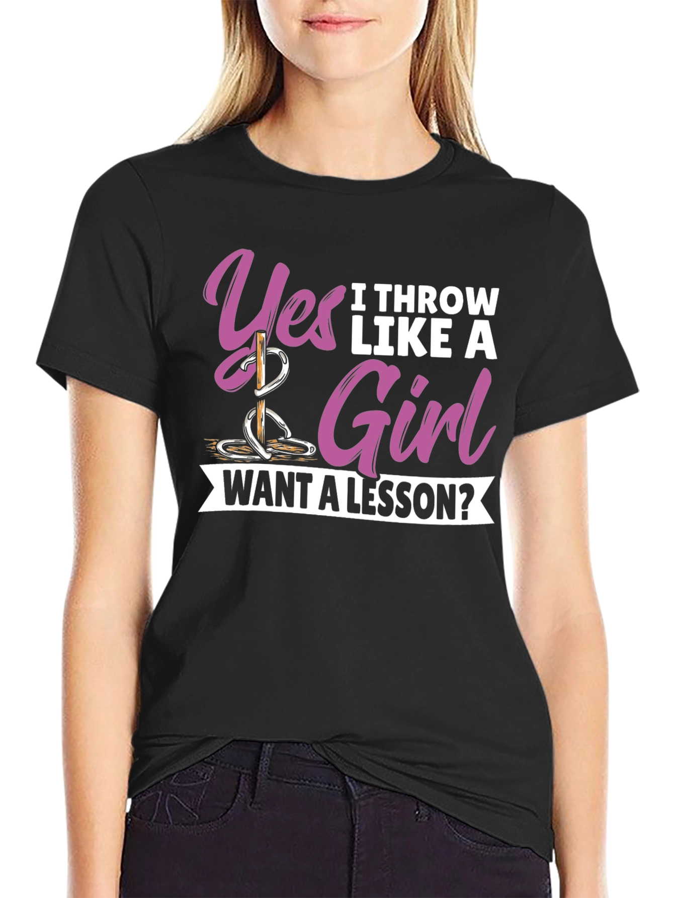 Yes I Throw Like A Girl T-Shirt