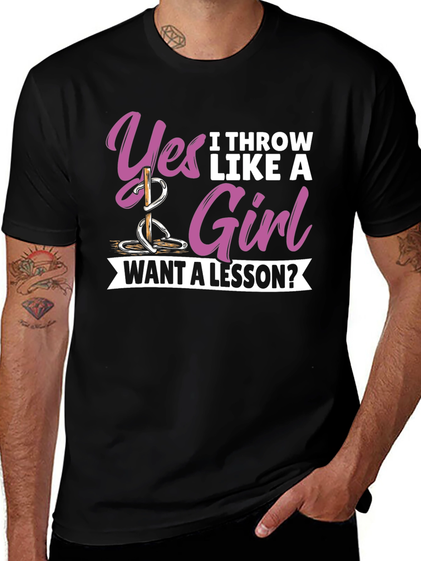 Yes I Throw Like A Girl T-Shirt