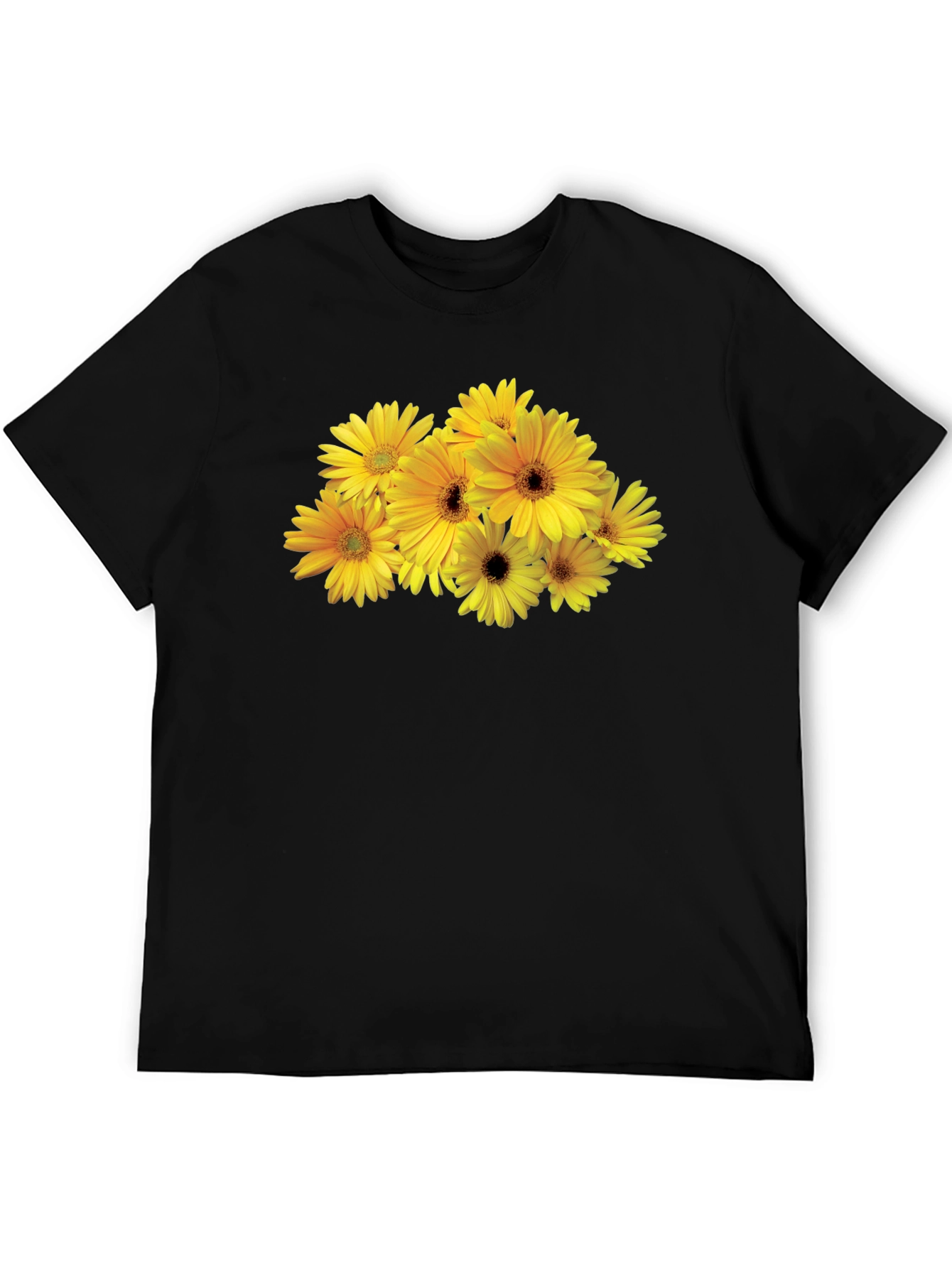 Floral Graphic Tee - Black Unisex Fit
