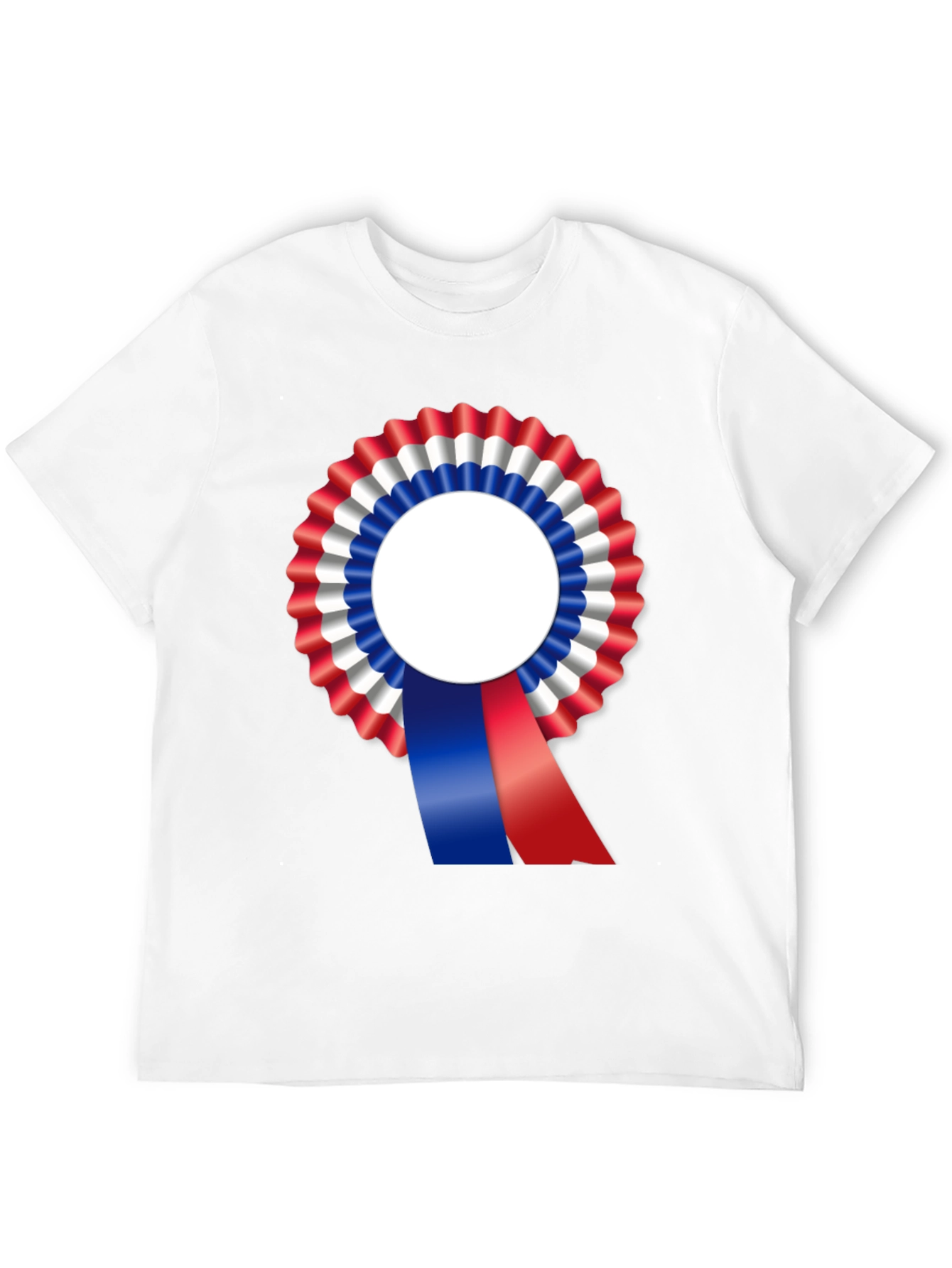 Patriotic Rosette Graphic Tee - Black Unisex Shirt