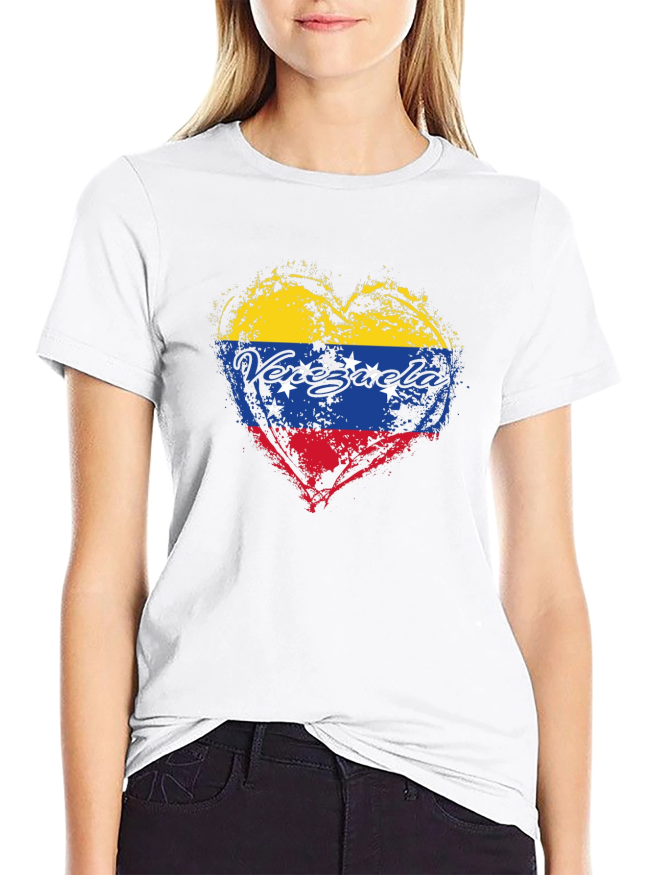 Venezuela Flag Heart T-Shirt