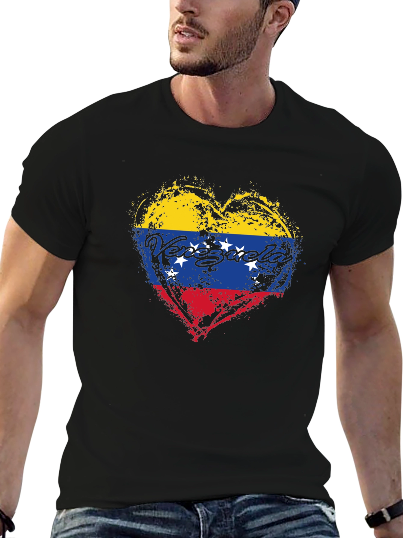 Venezuela Flag Heart T-Shirt