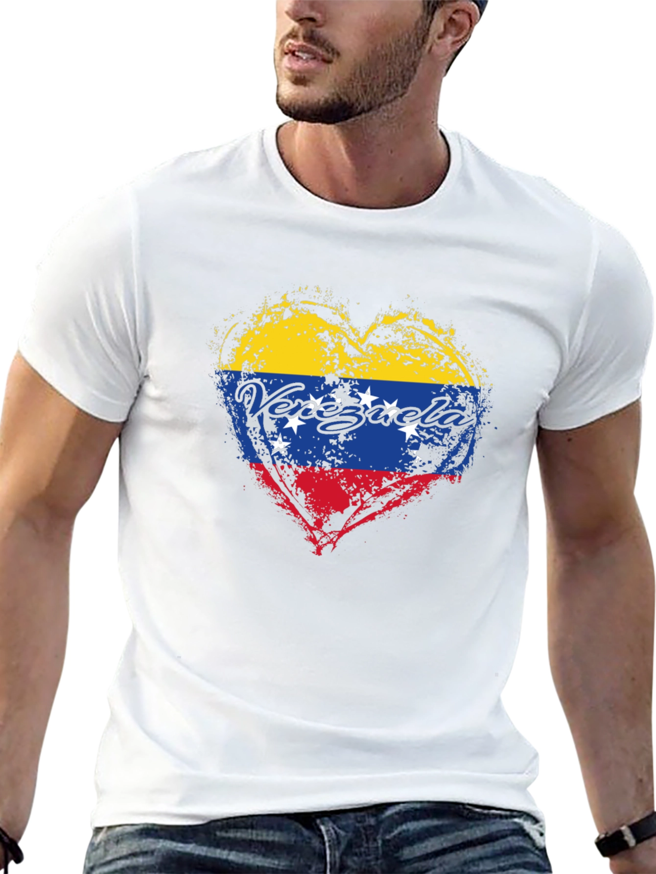 Venezuela Flag Heart T-Shirt