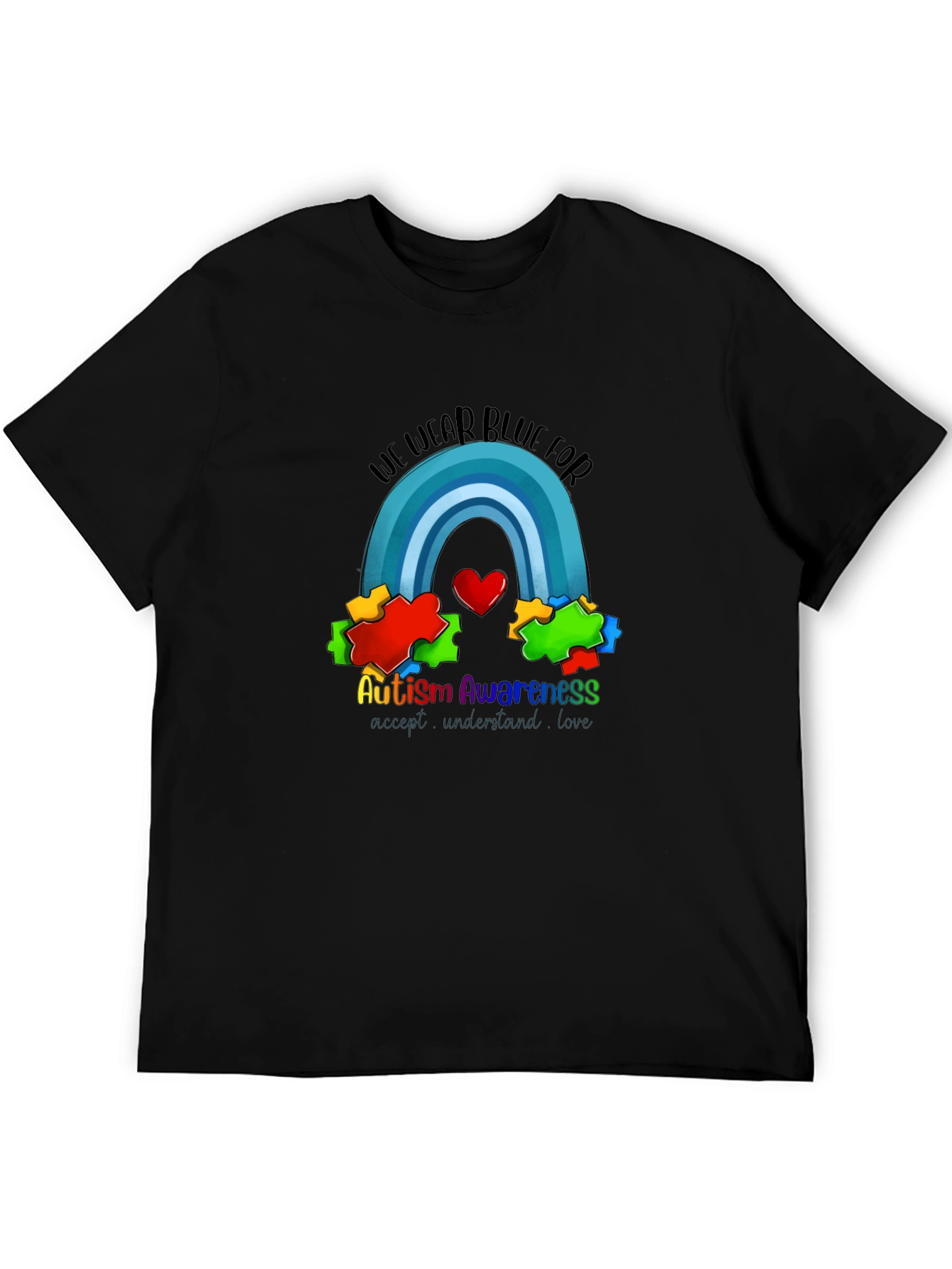Autism Awareness T-Shirt: We Wear Blue