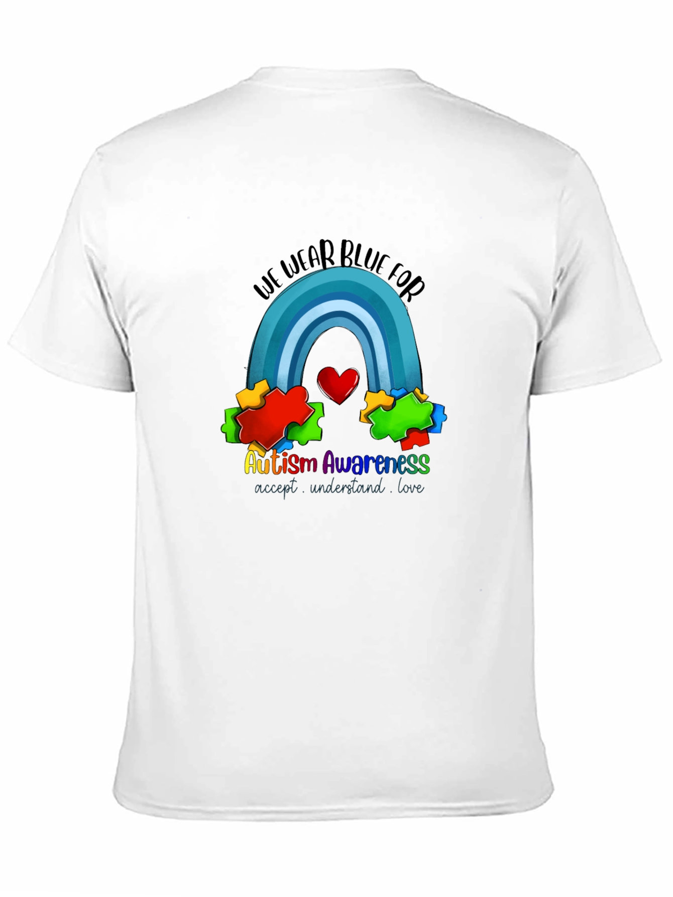Autism Awareness T-Shirt: We Wear Blue