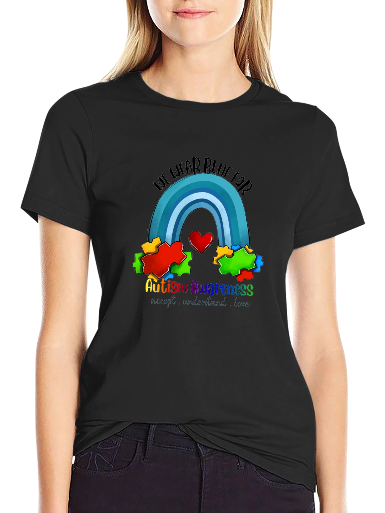Autism Awareness T-Shirt: We Wear Blue
