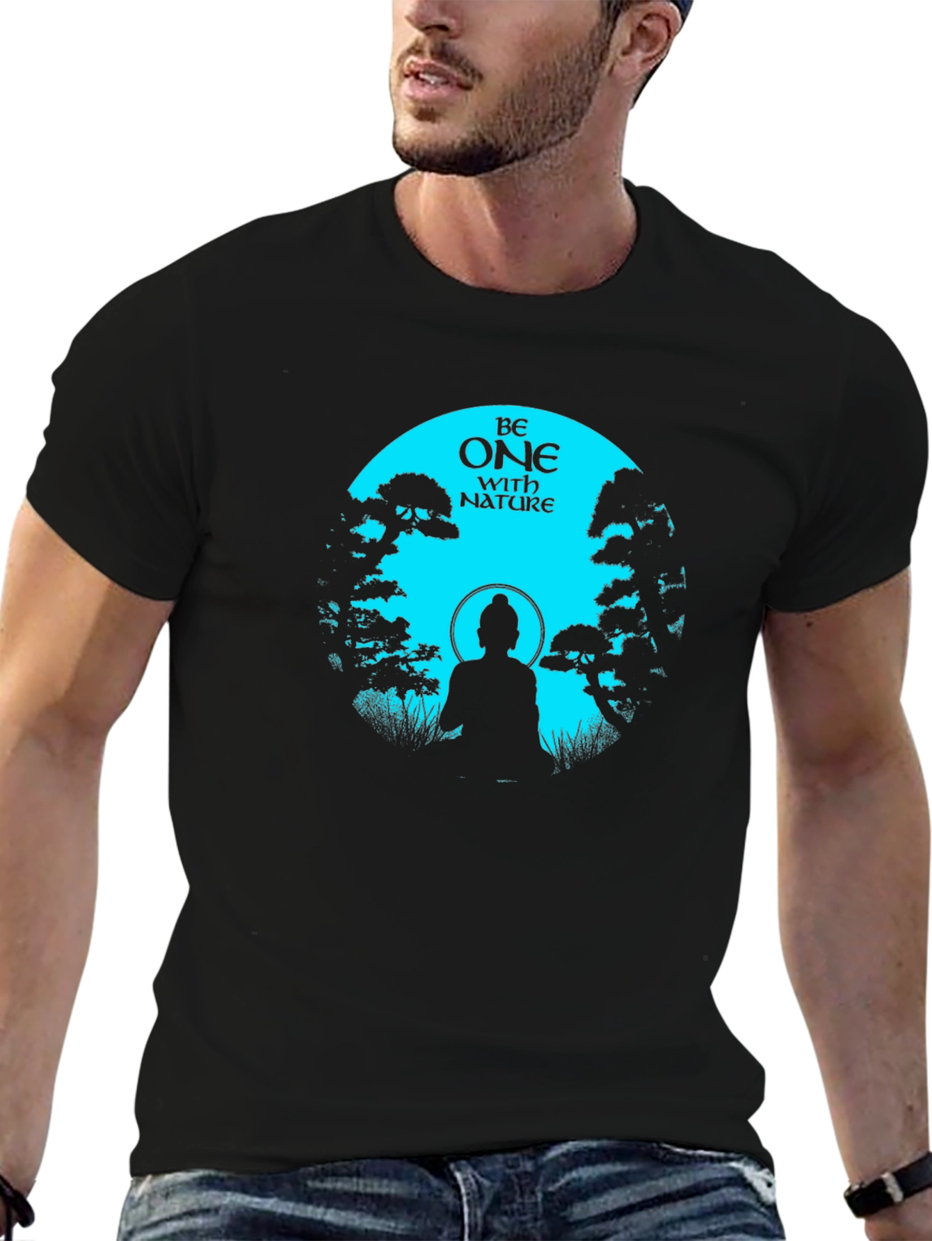 Be One With Nature Graphic T-Shirt