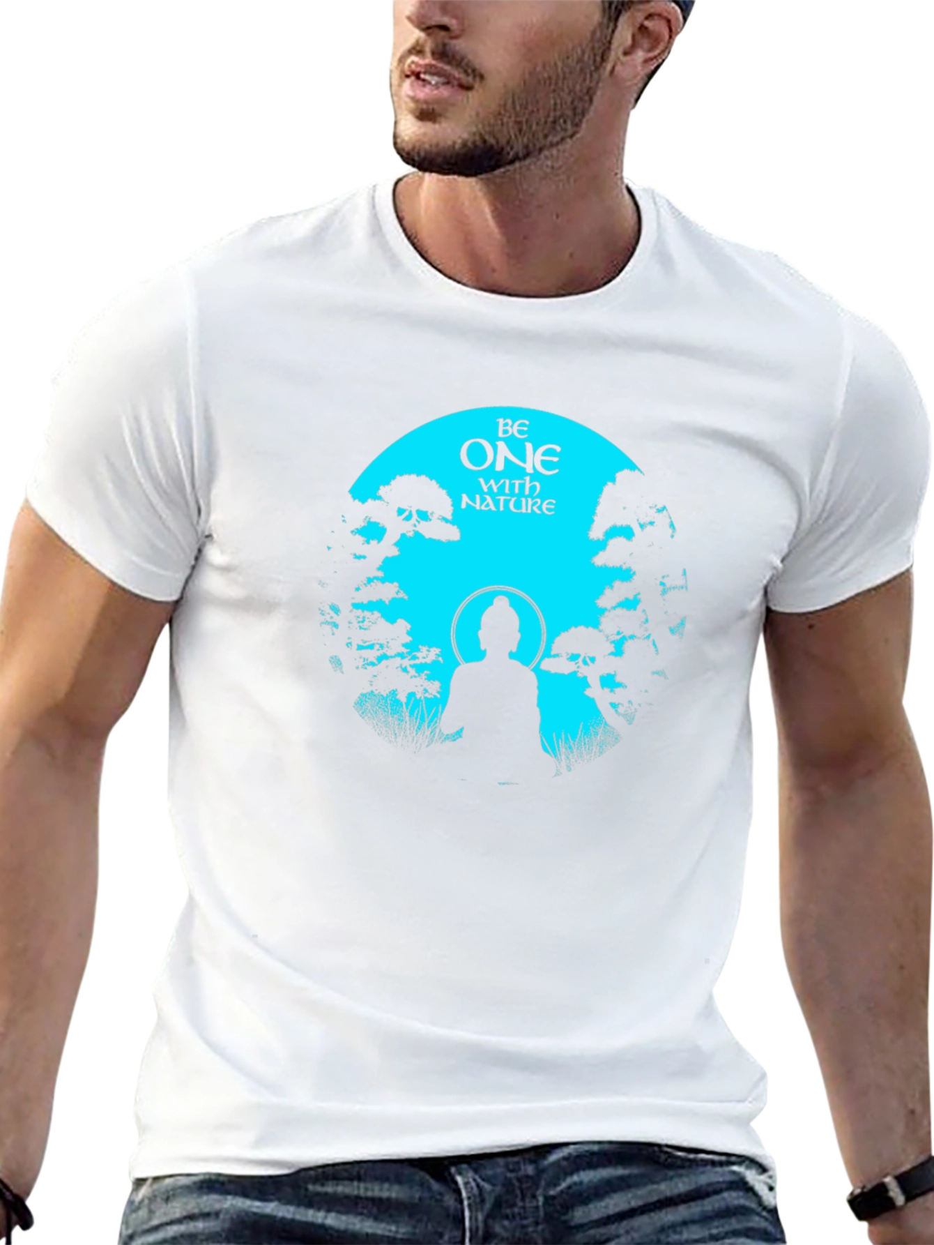 Be One With Nature Graphic T-Shirt