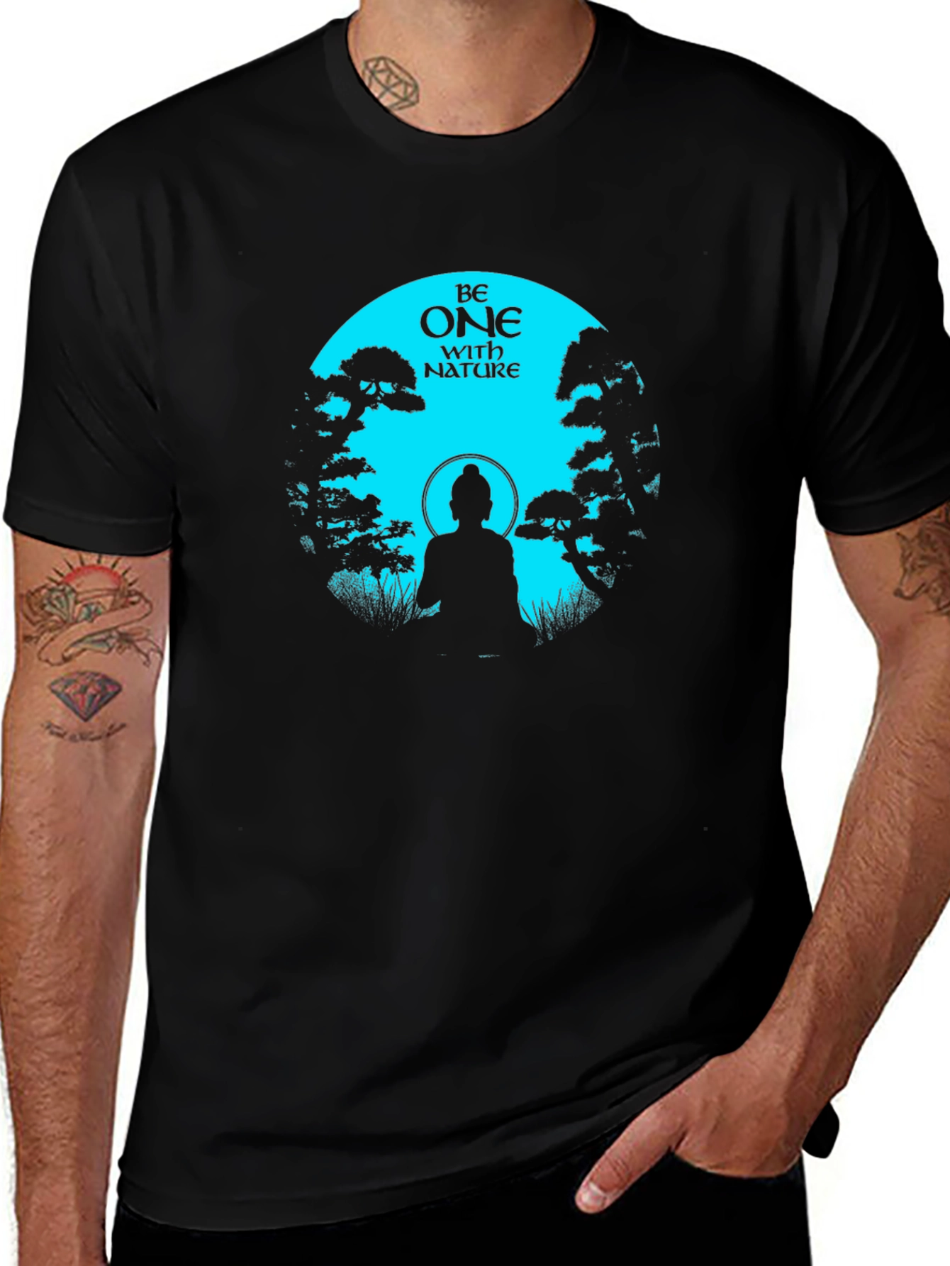 Be One With Nature Graphic T-Shirt