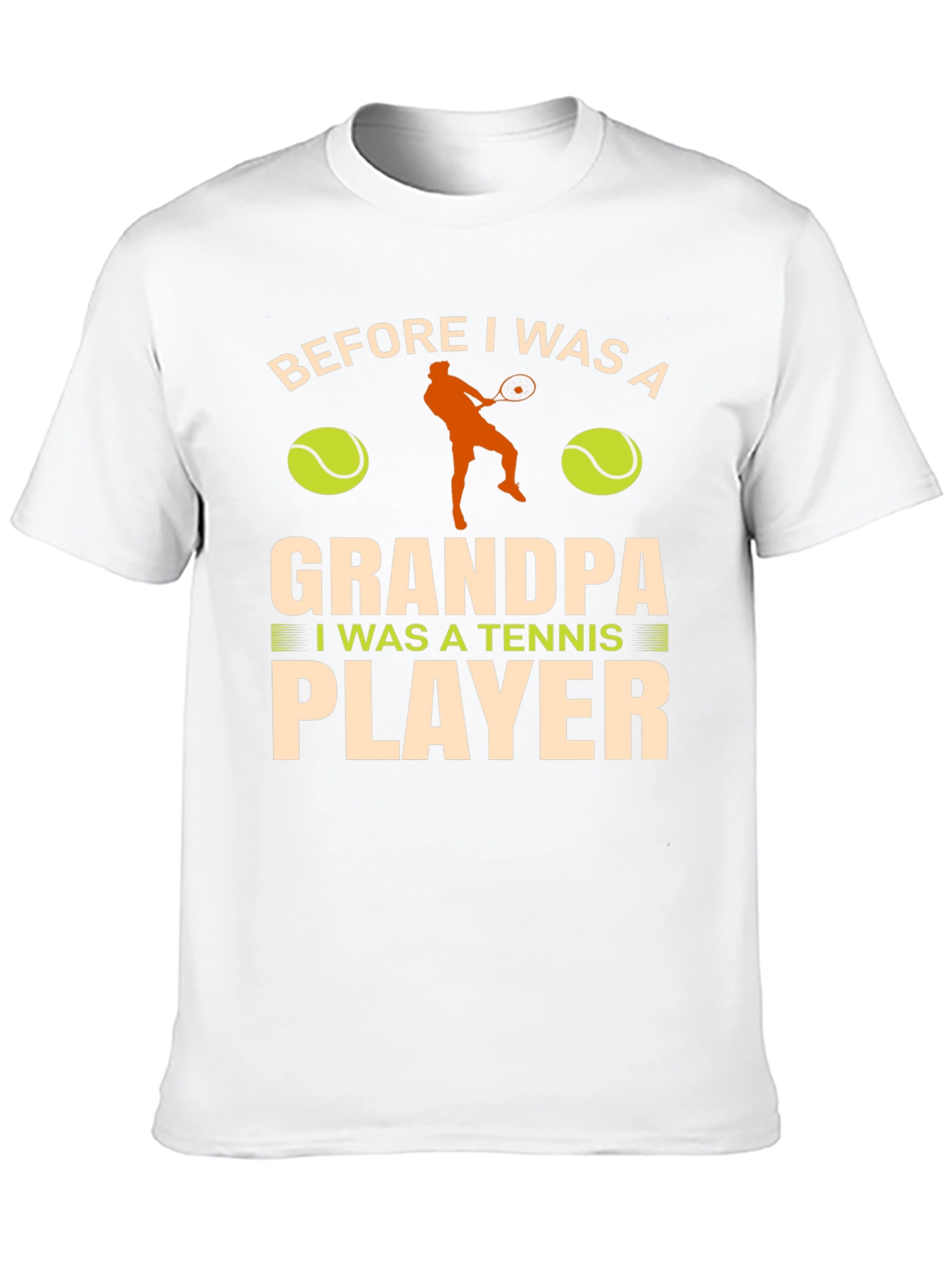 Grandpa Tennis Player T-Shirt