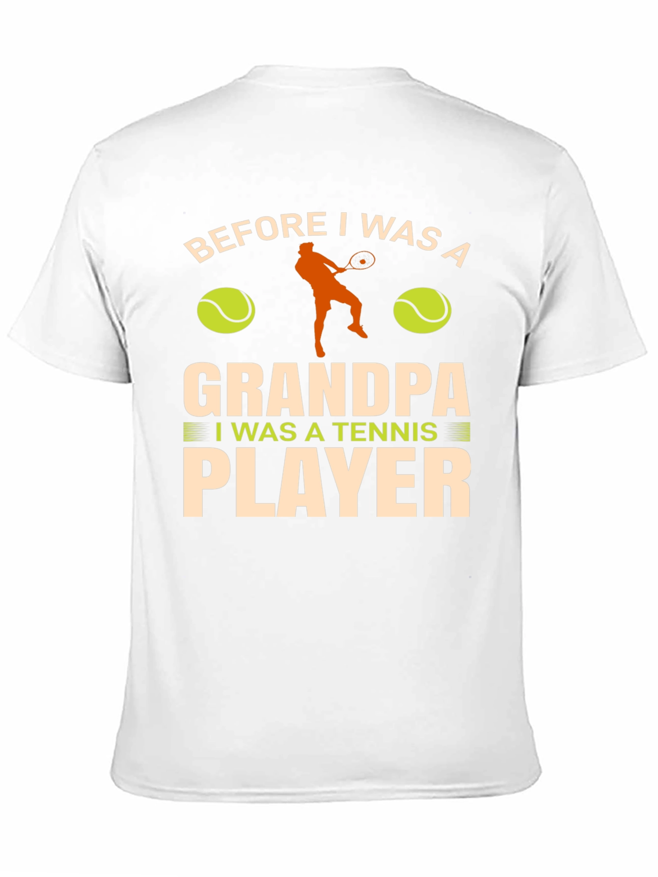 Grandpa Tennis Player T-Shirt