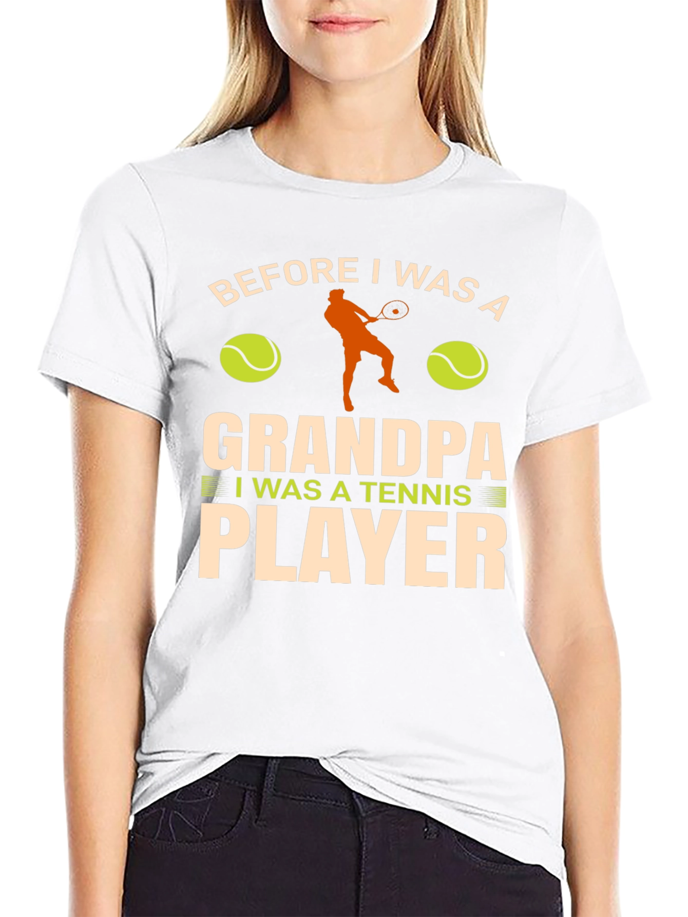 Grandpa Tennis Player T-Shirt