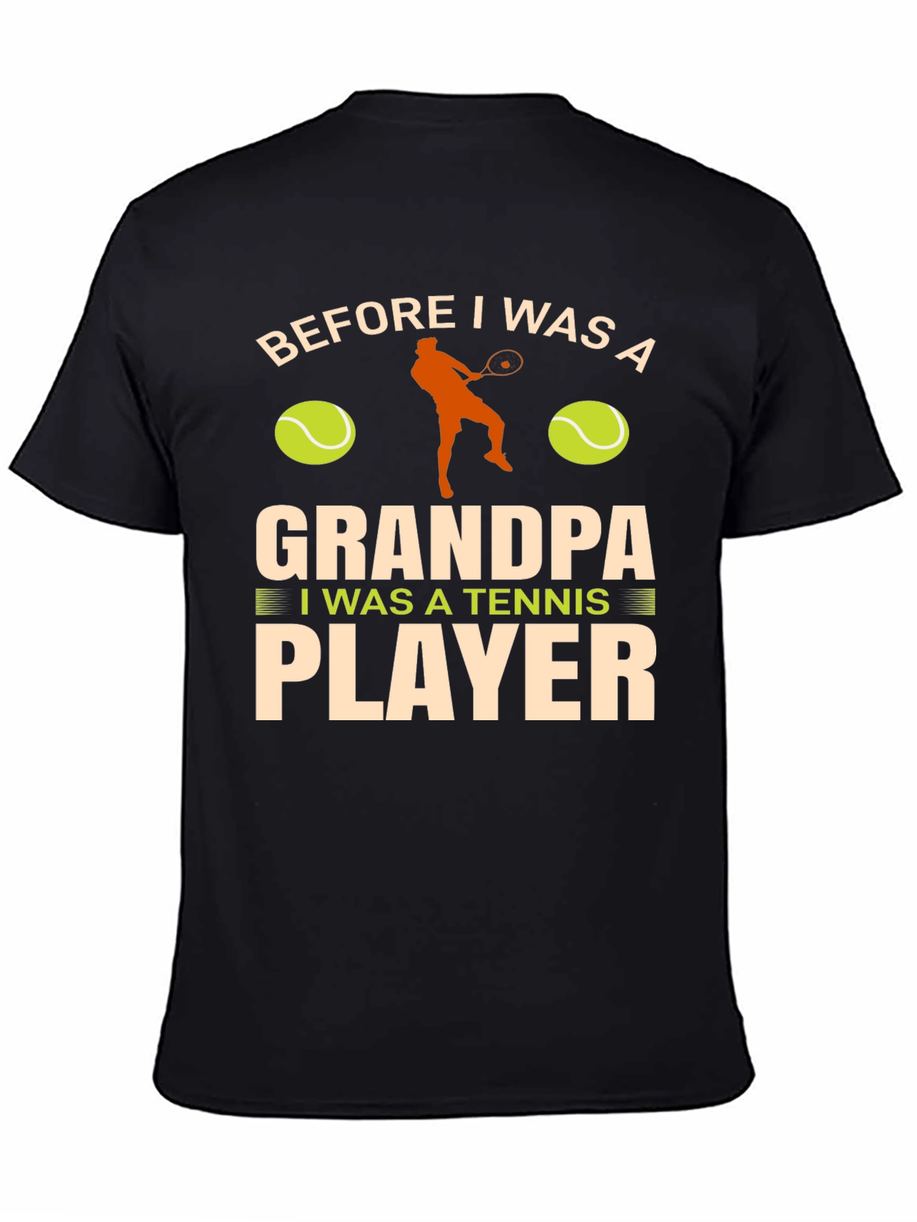 Grandpa Tennis Player T-Shirt