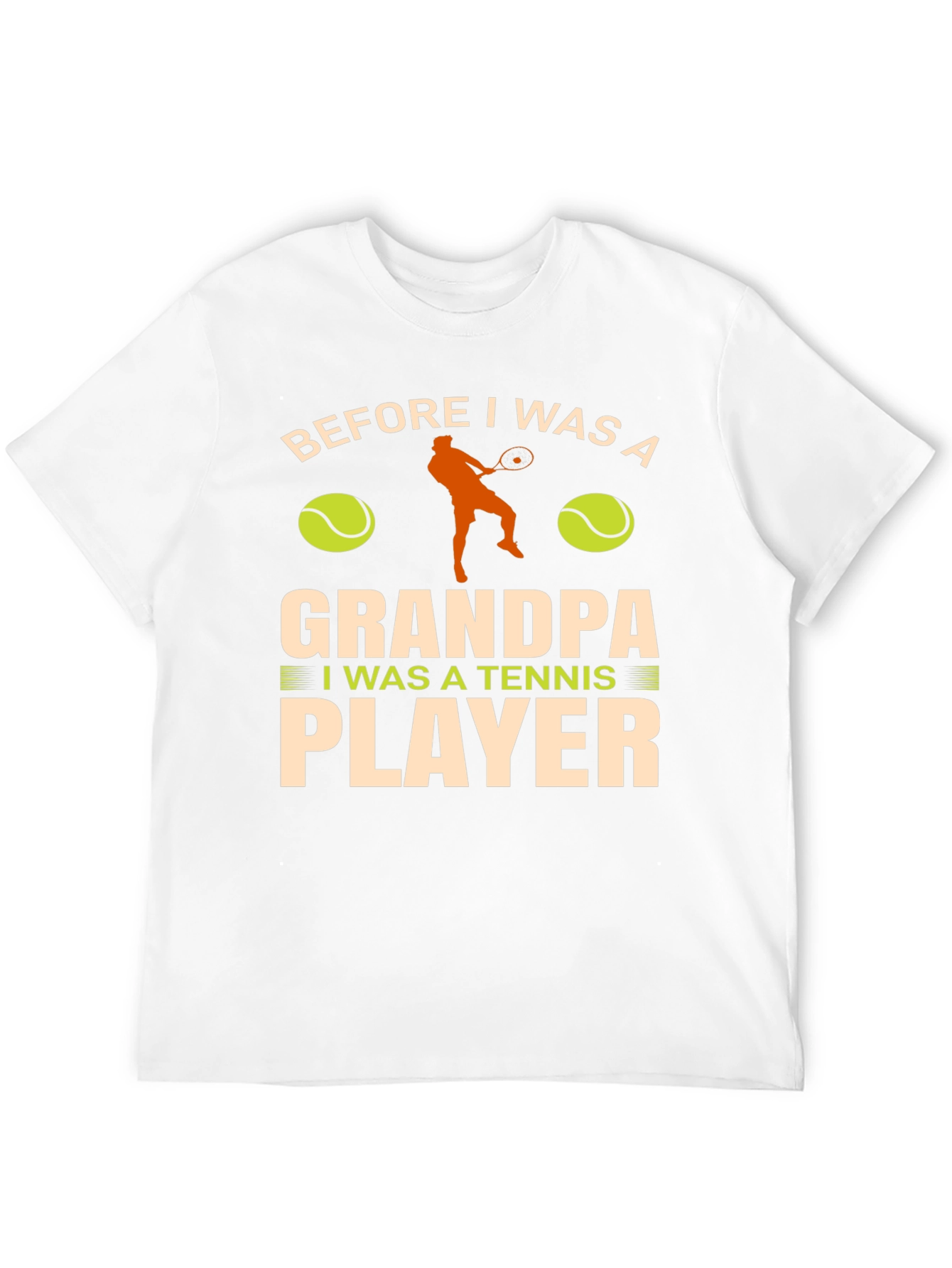 Grandpa Tennis Player T-Shirt