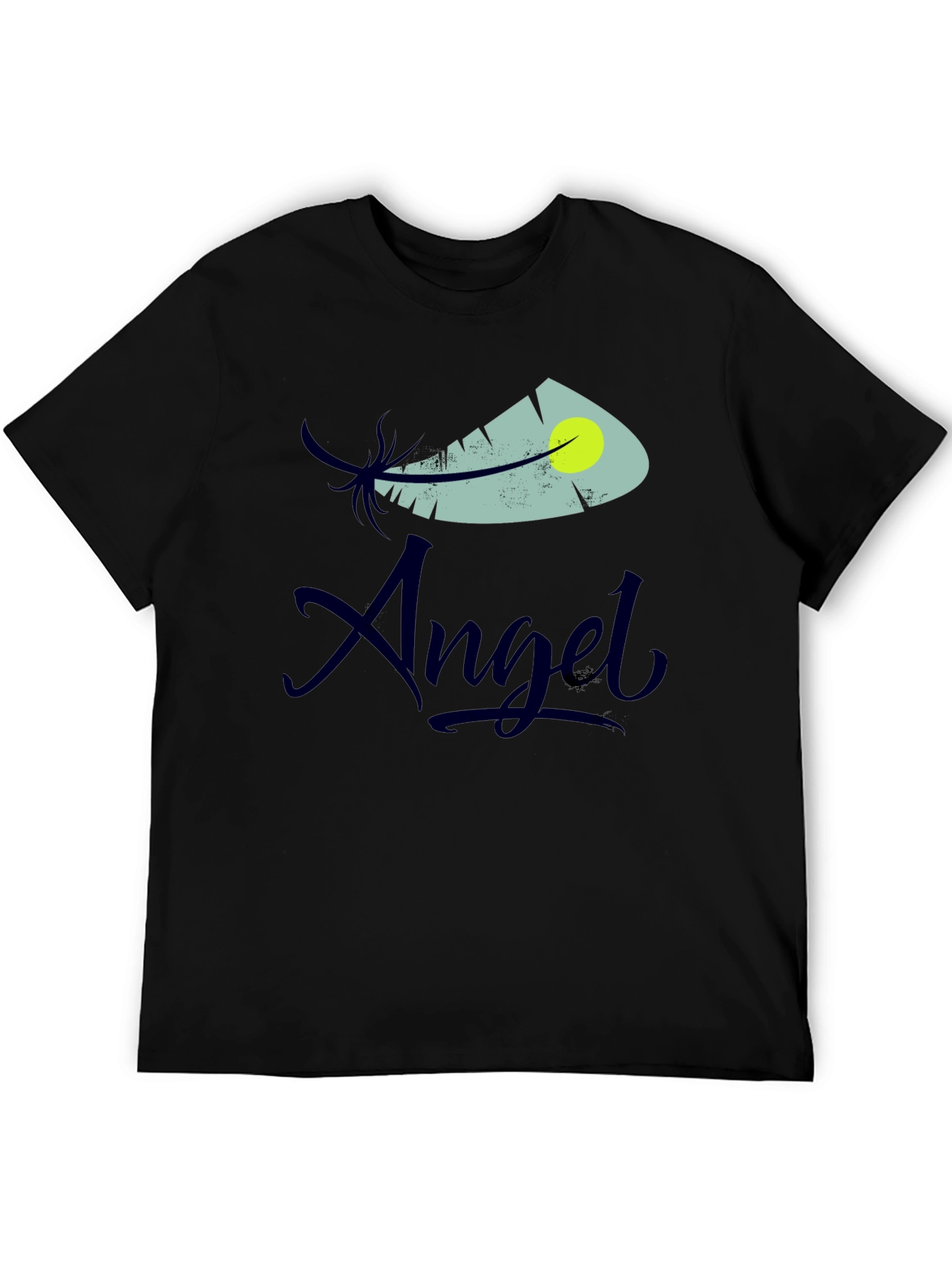 Feather Angel Graphic Tee - Stylish Unisex T-Shirt