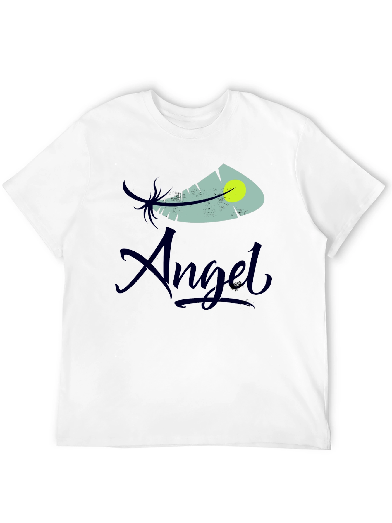 Feather Angel Graphic Tee - Stylish Unisex T-Shirt
