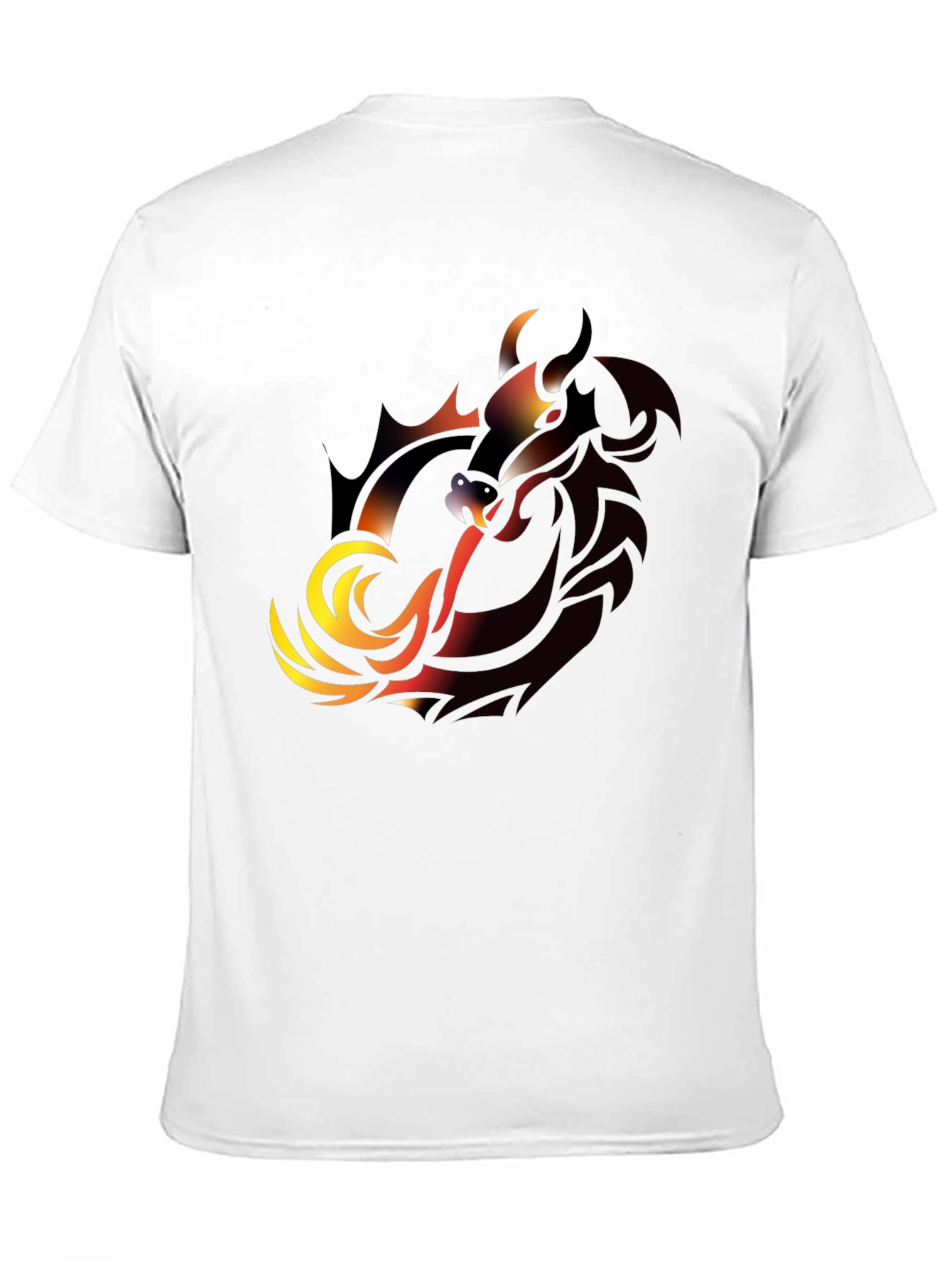 Dragon Graphic T-Shirt - Black Bold Design