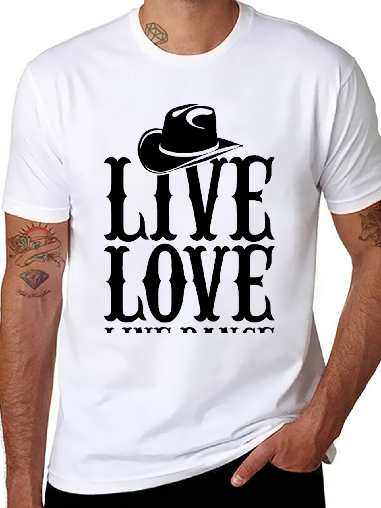 Live Love Country Western T-Shirt