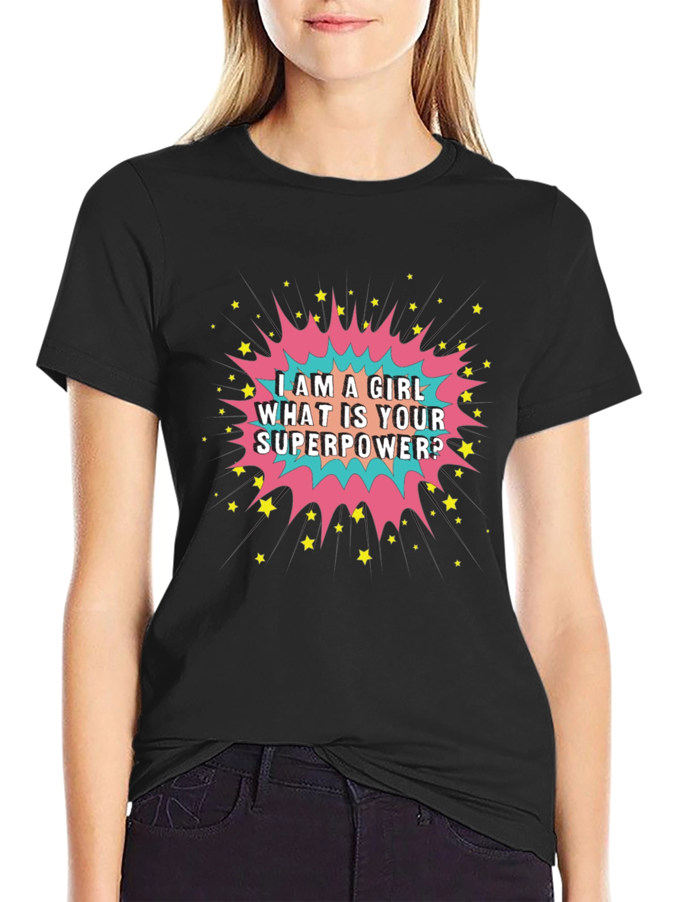 Girl Power T-Shirt: Whats Your Superpower Tee