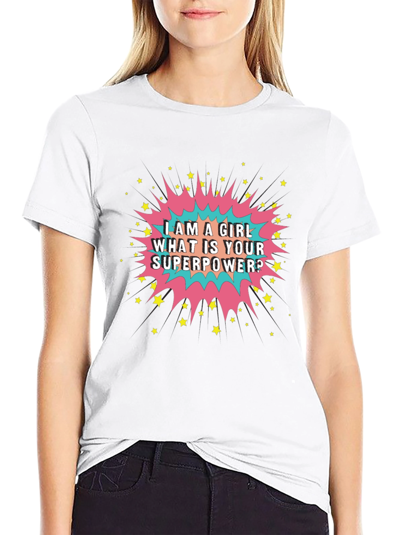 Girl Power T-Shirt: Whats Your Superpower Tee