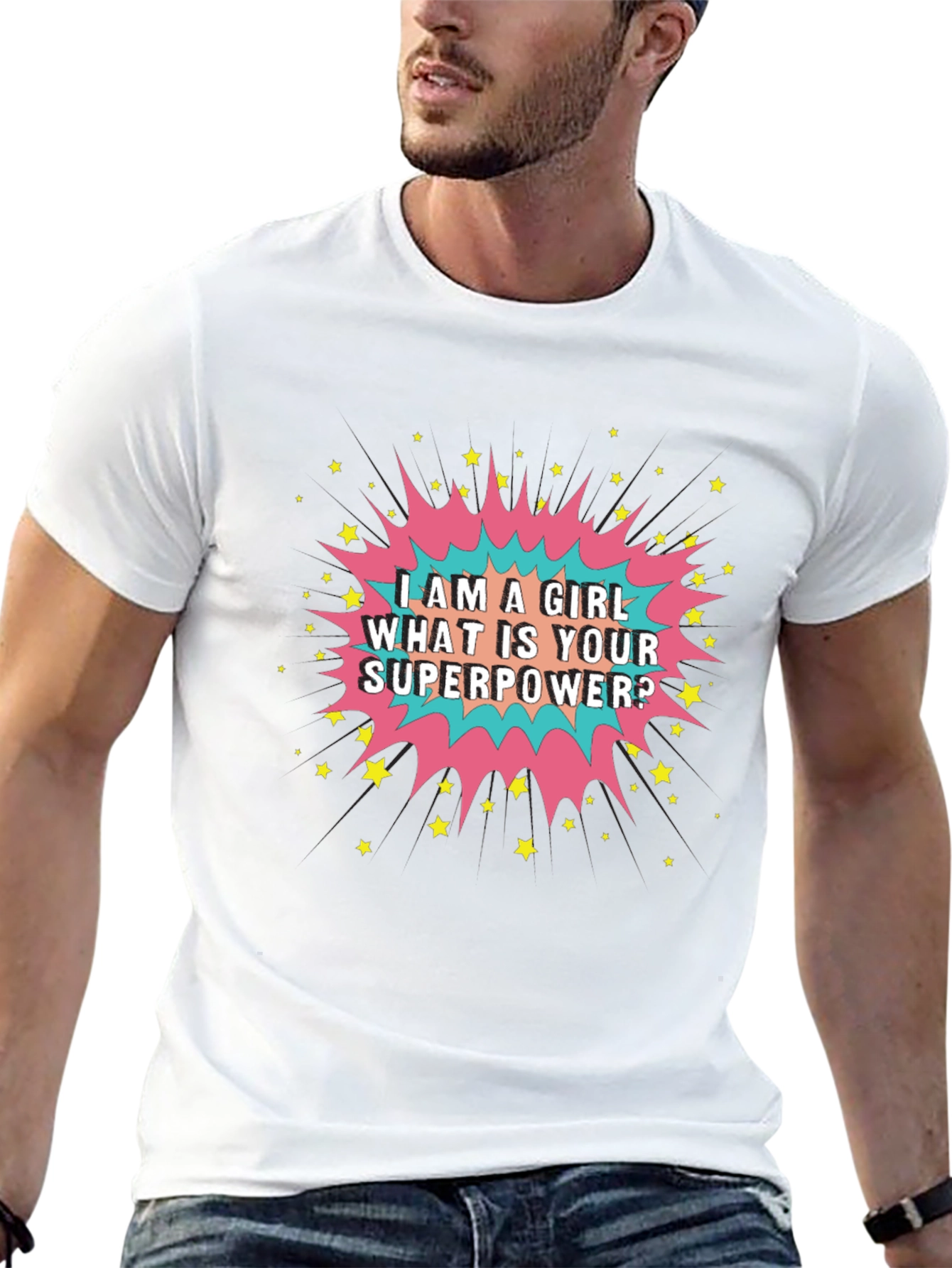 Girl Power T-Shirt: Whats Your Superpower Tee