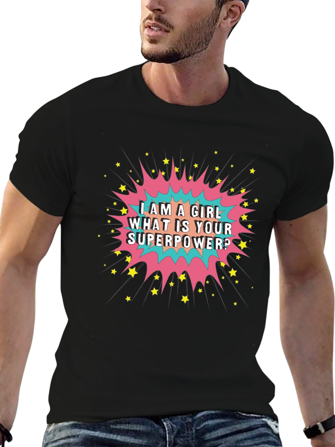 Girl Power T-Shirt: Whats Your Superpower Tee