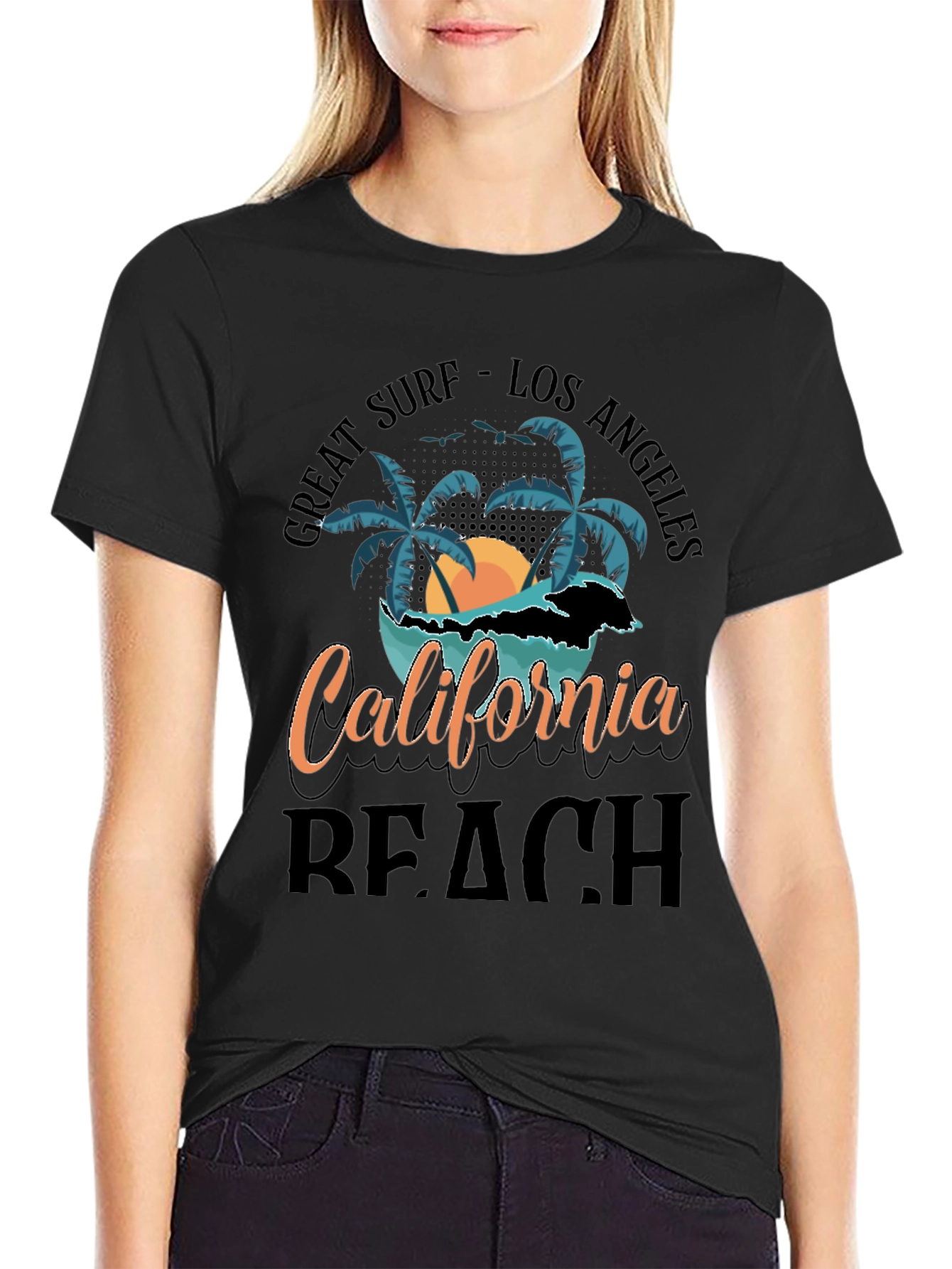 California Beach Graphic Tee