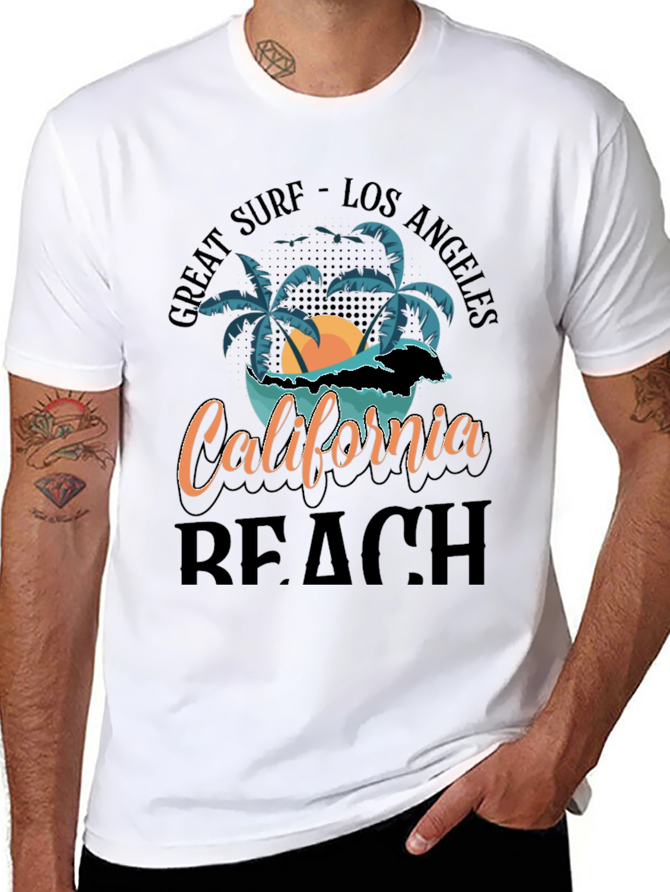California Beach Graphic Tee