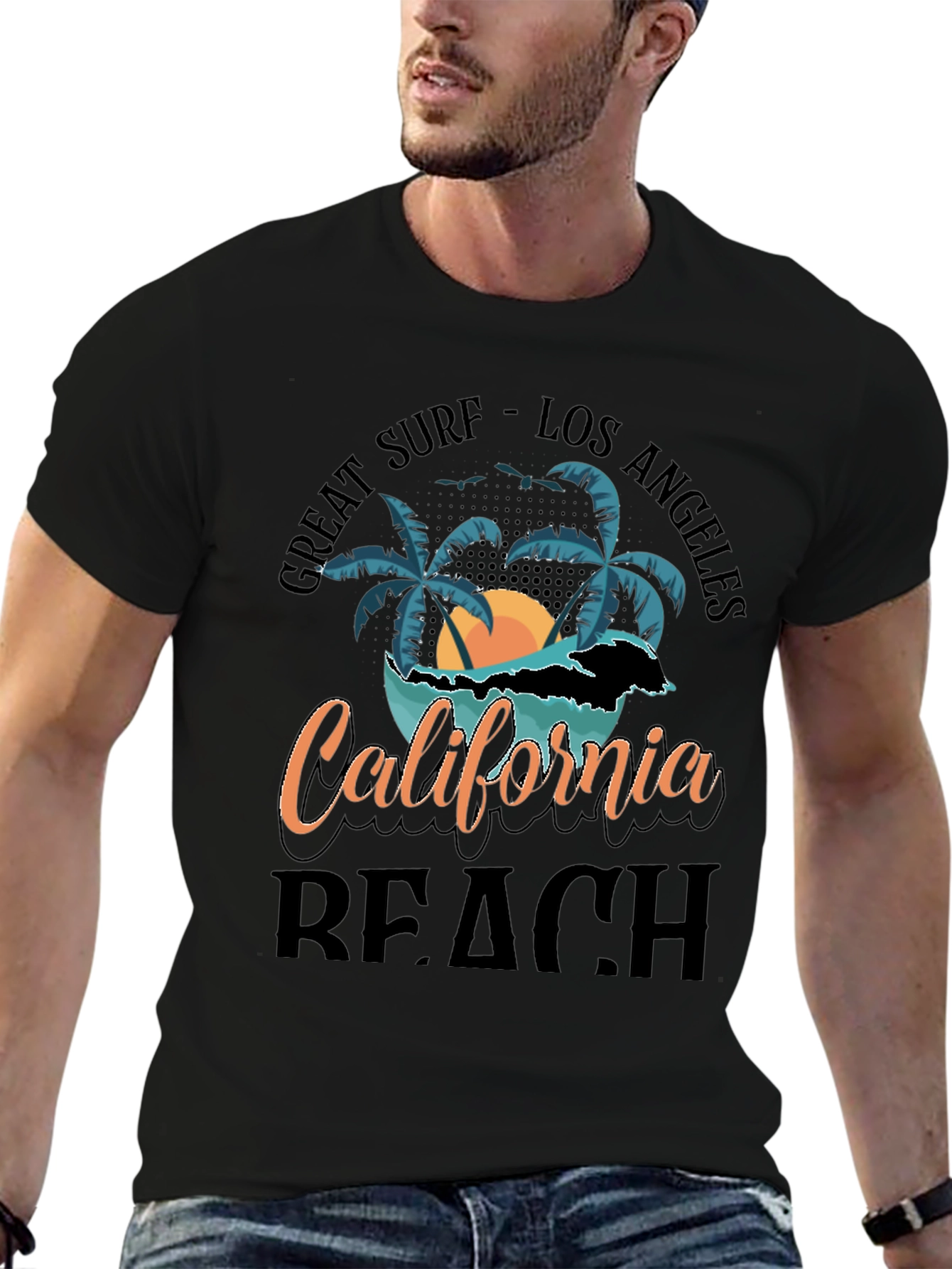 California Beach Graphic Tee