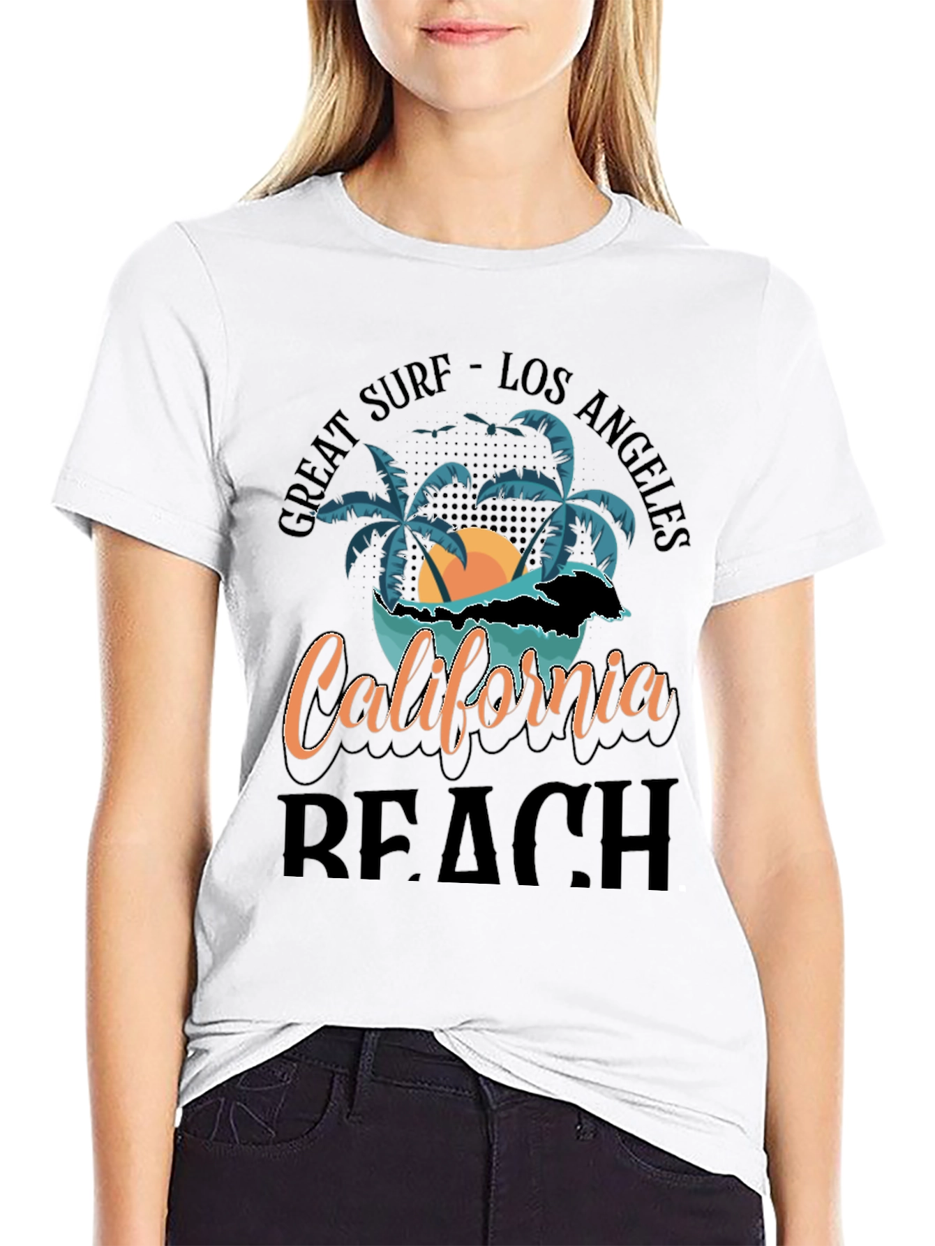 California Beach Graphic Tee