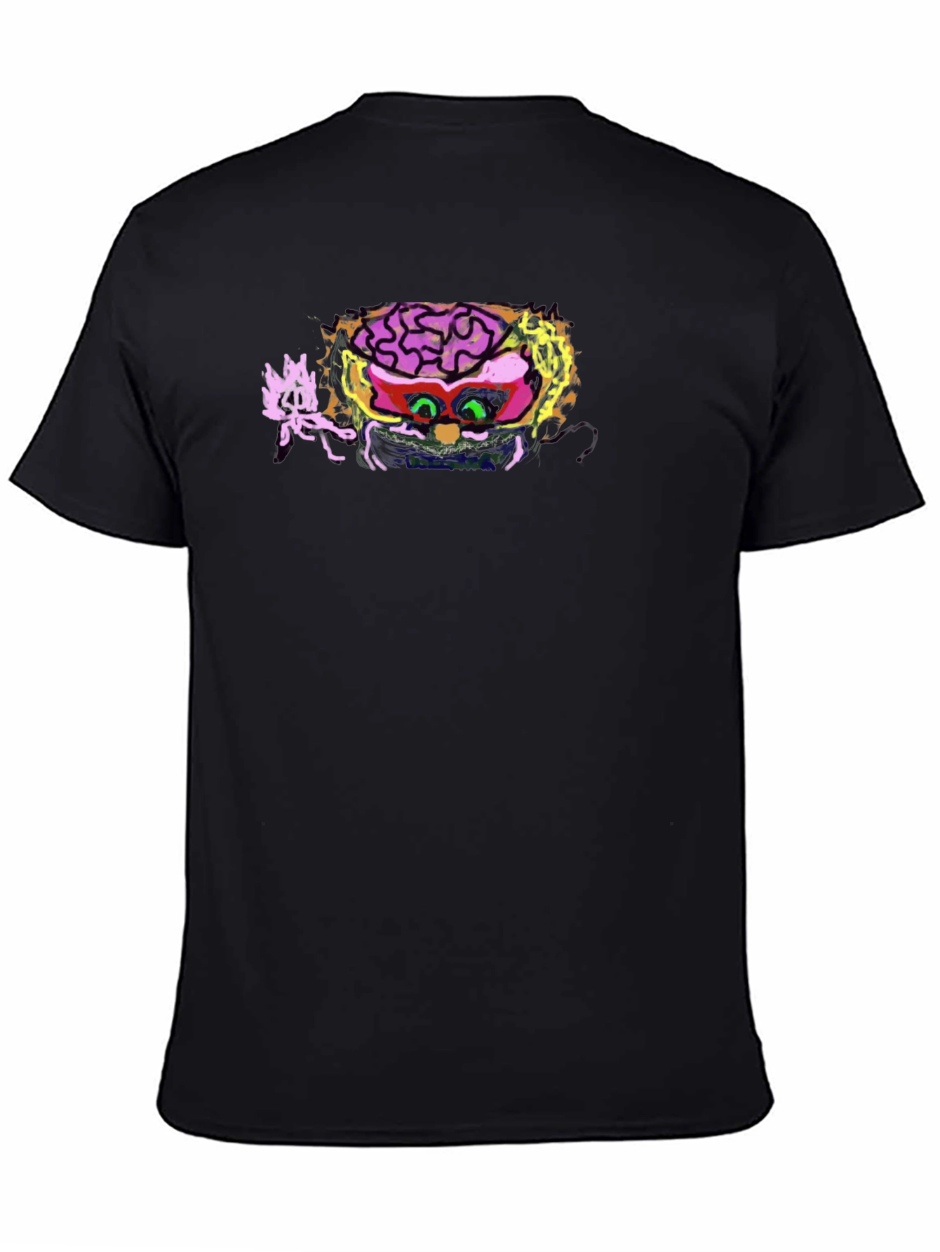 Brainiac Graphic Tee - Unique Mens Black T-Shirt