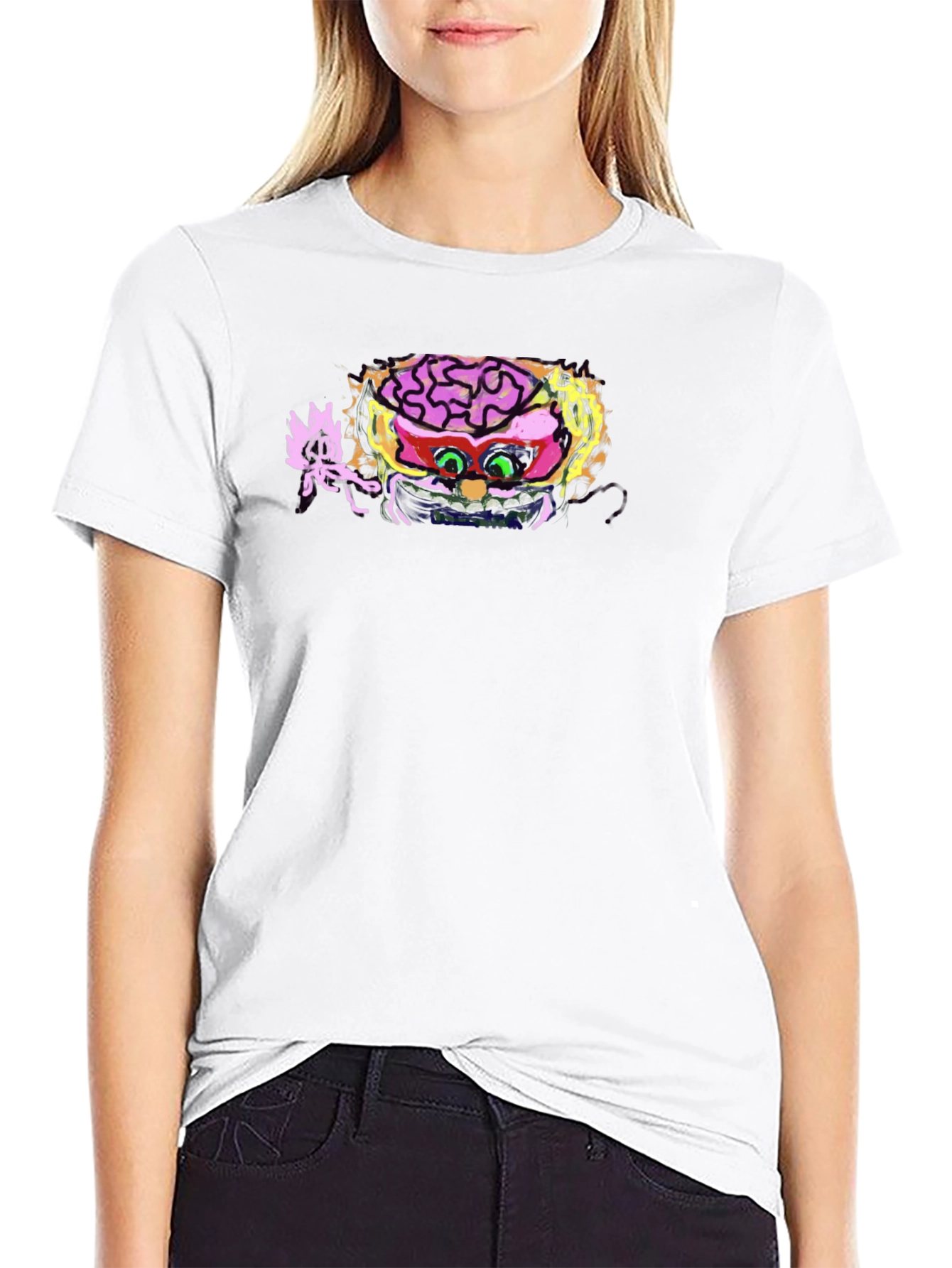 Brainiac Graphic Tee - Unique Mens Black T-Shirt