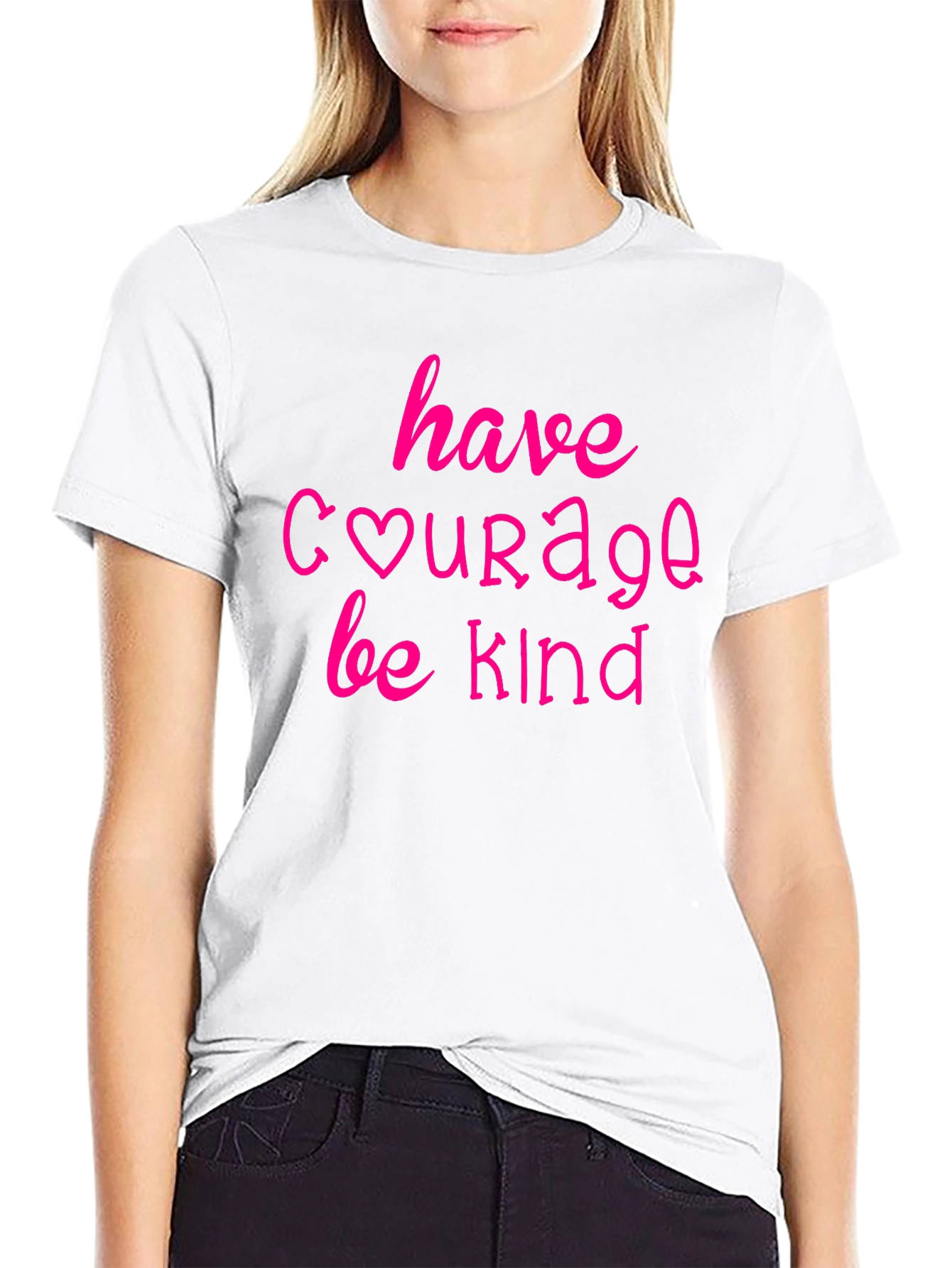 Have Courage Be Kind Black T-Shirt