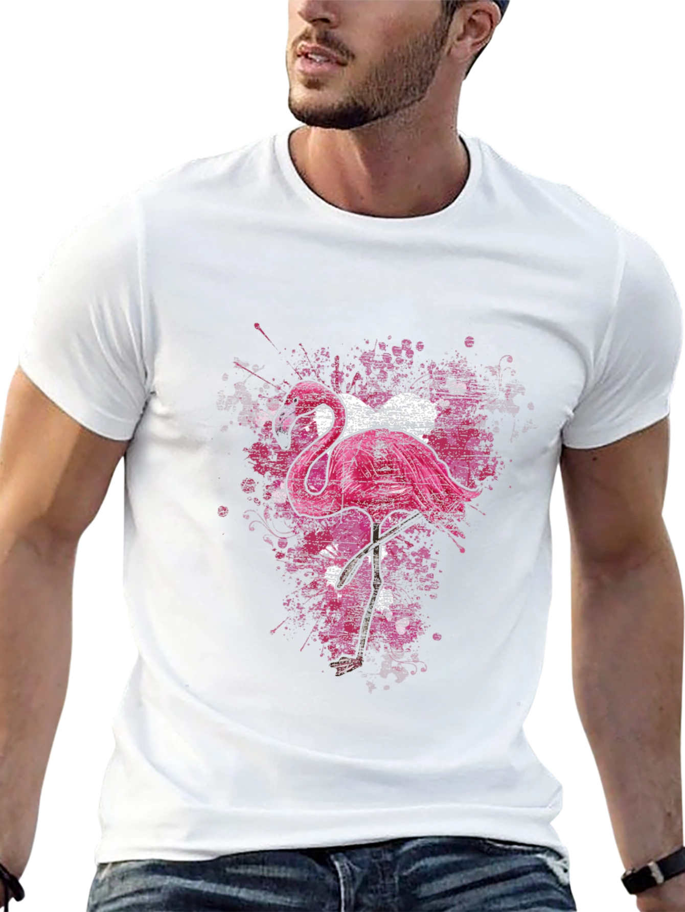 Flamingo Graphic T-Shirt