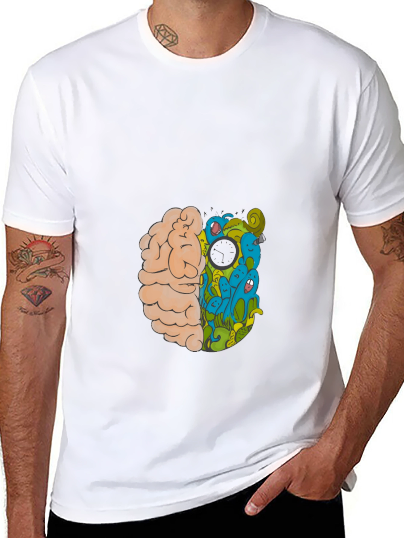 Brain Split T-Shirt - Art & Logic Tee