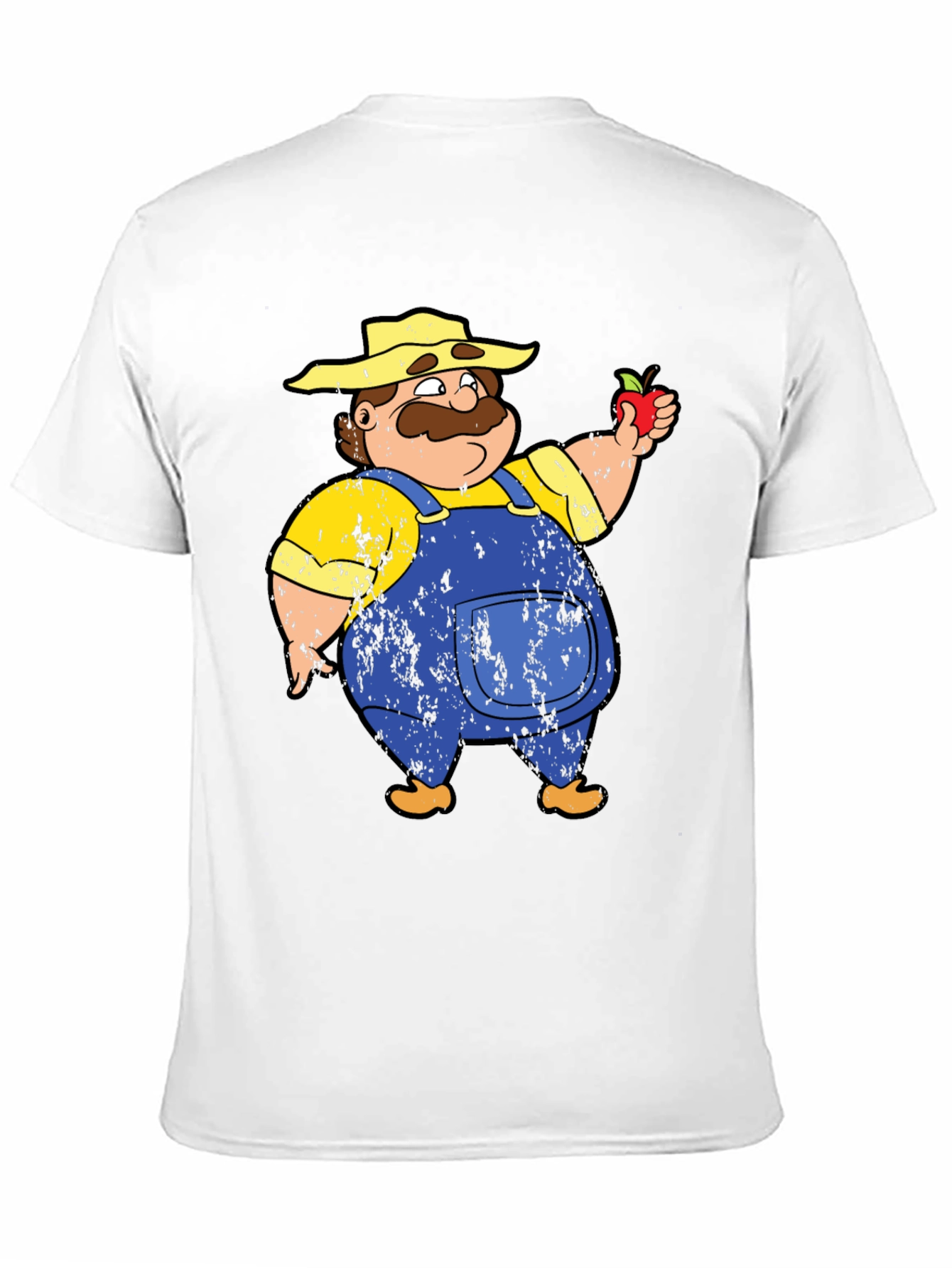 Cartoon Farmer Graphic T-Shirt