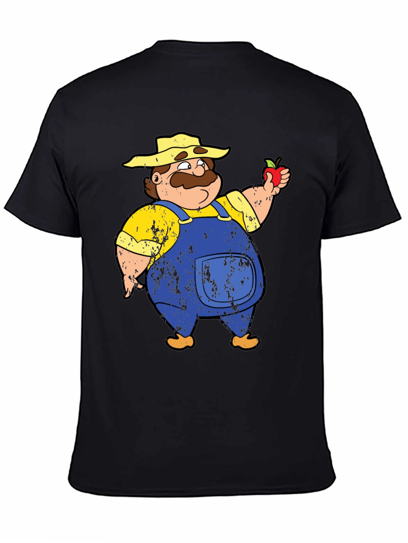 Cartoon Farmer Graphic T-Shirt